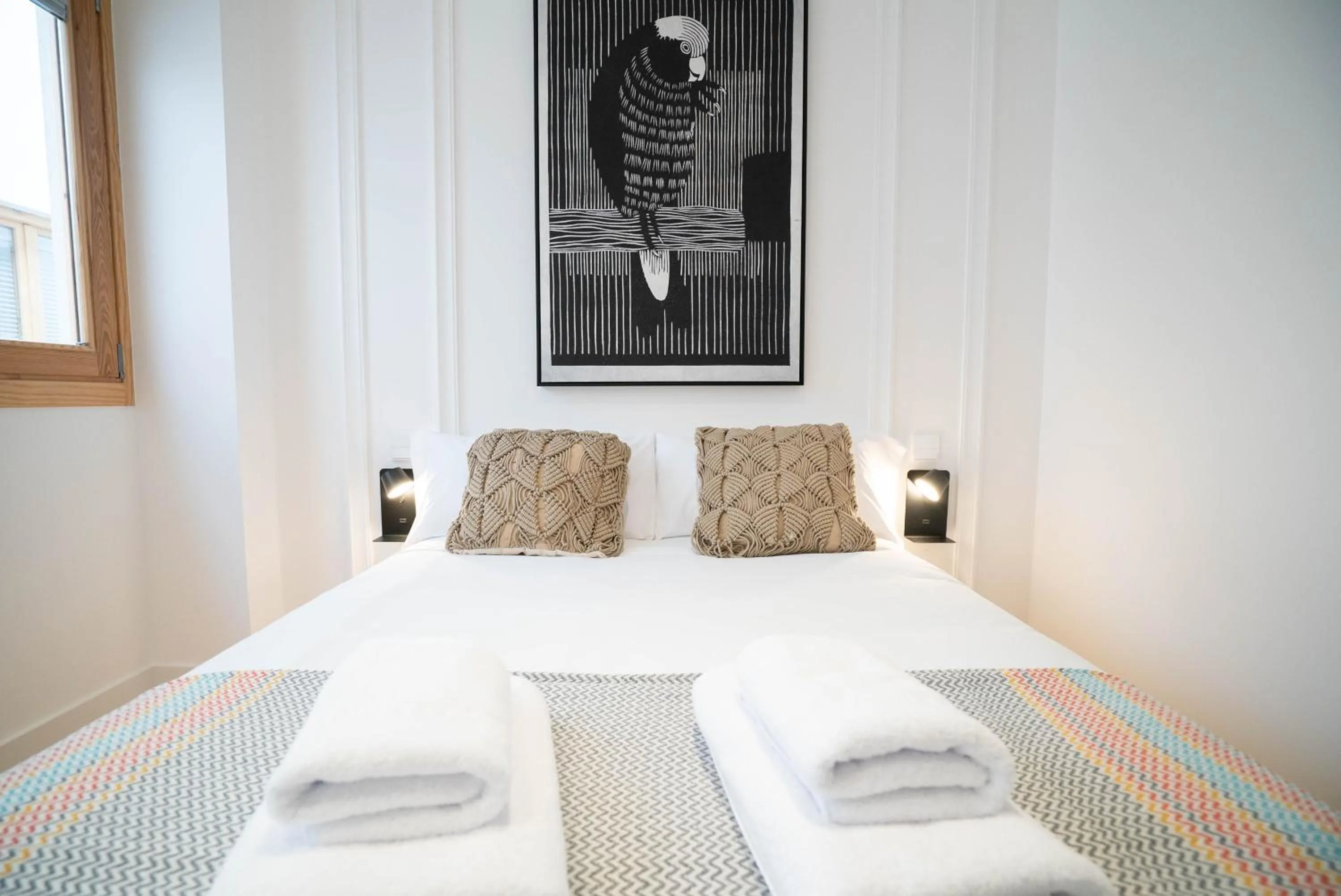 Bed in Smartr Madrid Gran Via Apartments