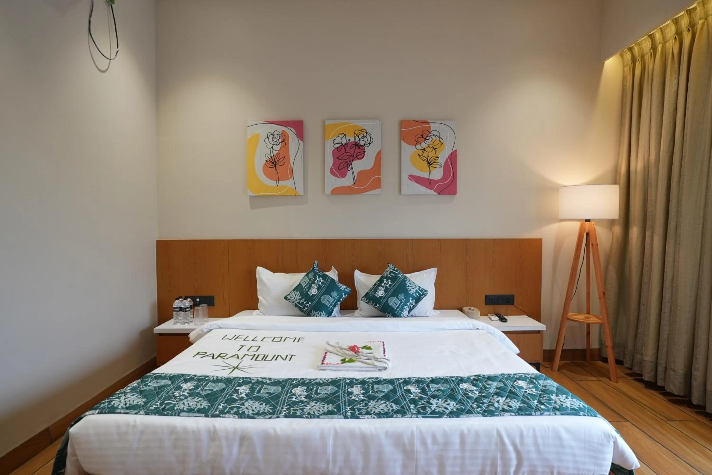 Bed in Paramount Riverfront Resort & Spa, Karjat