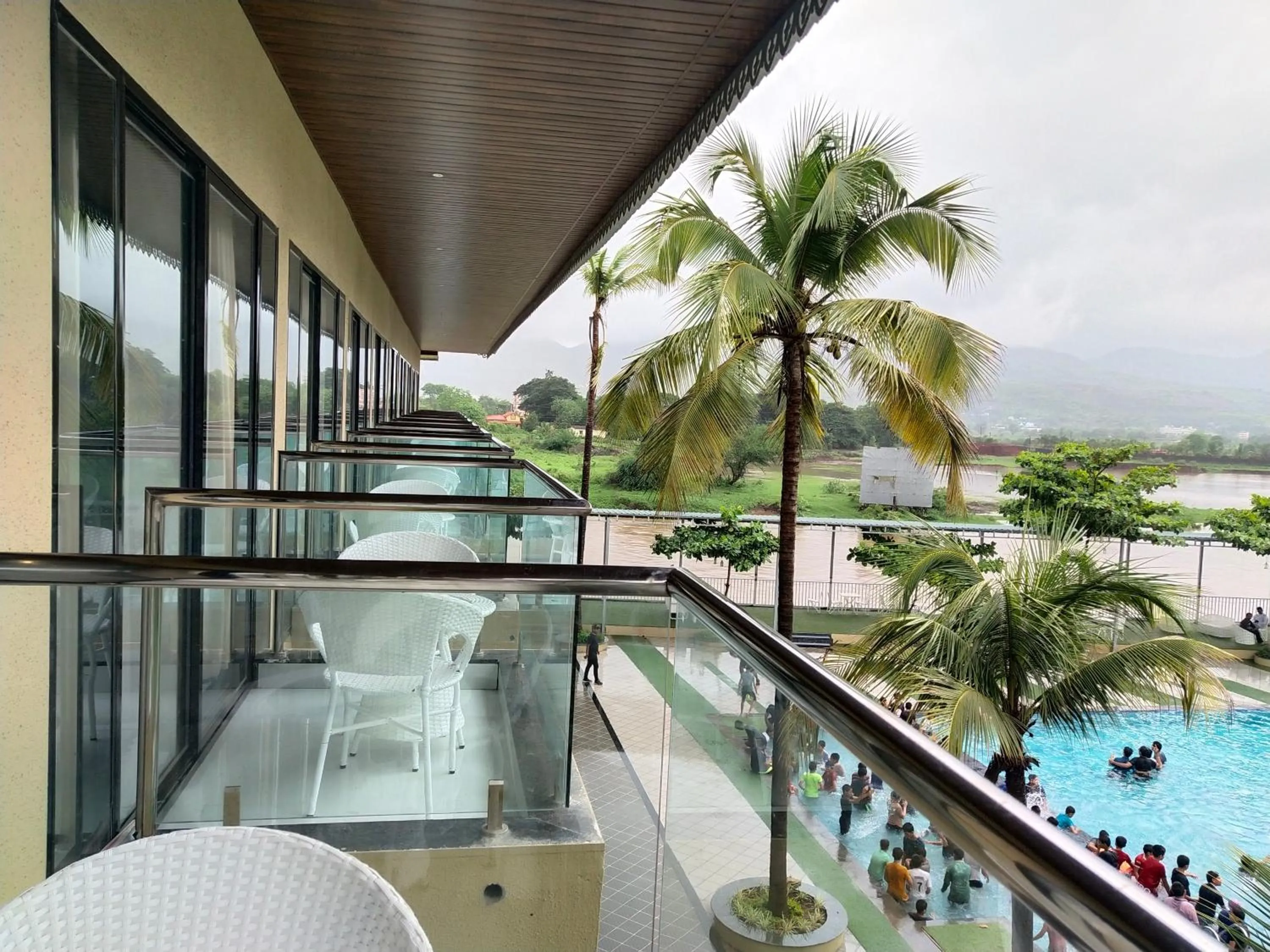 Balcony/Terrace in Paramount Riverfront Resort & Spa, Karjat