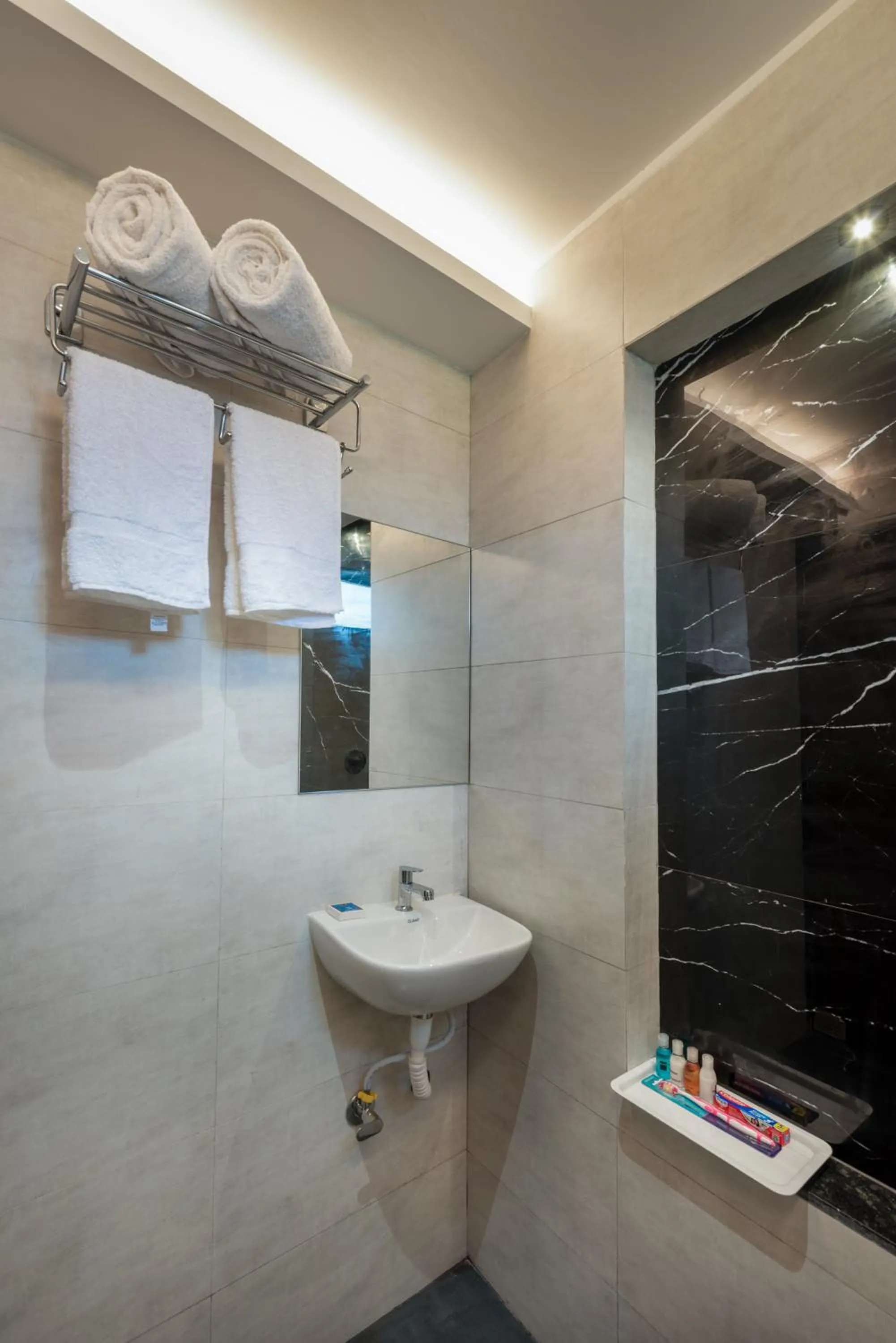Bathroom in Paramount Riverfront Resort & Spa, Karjat