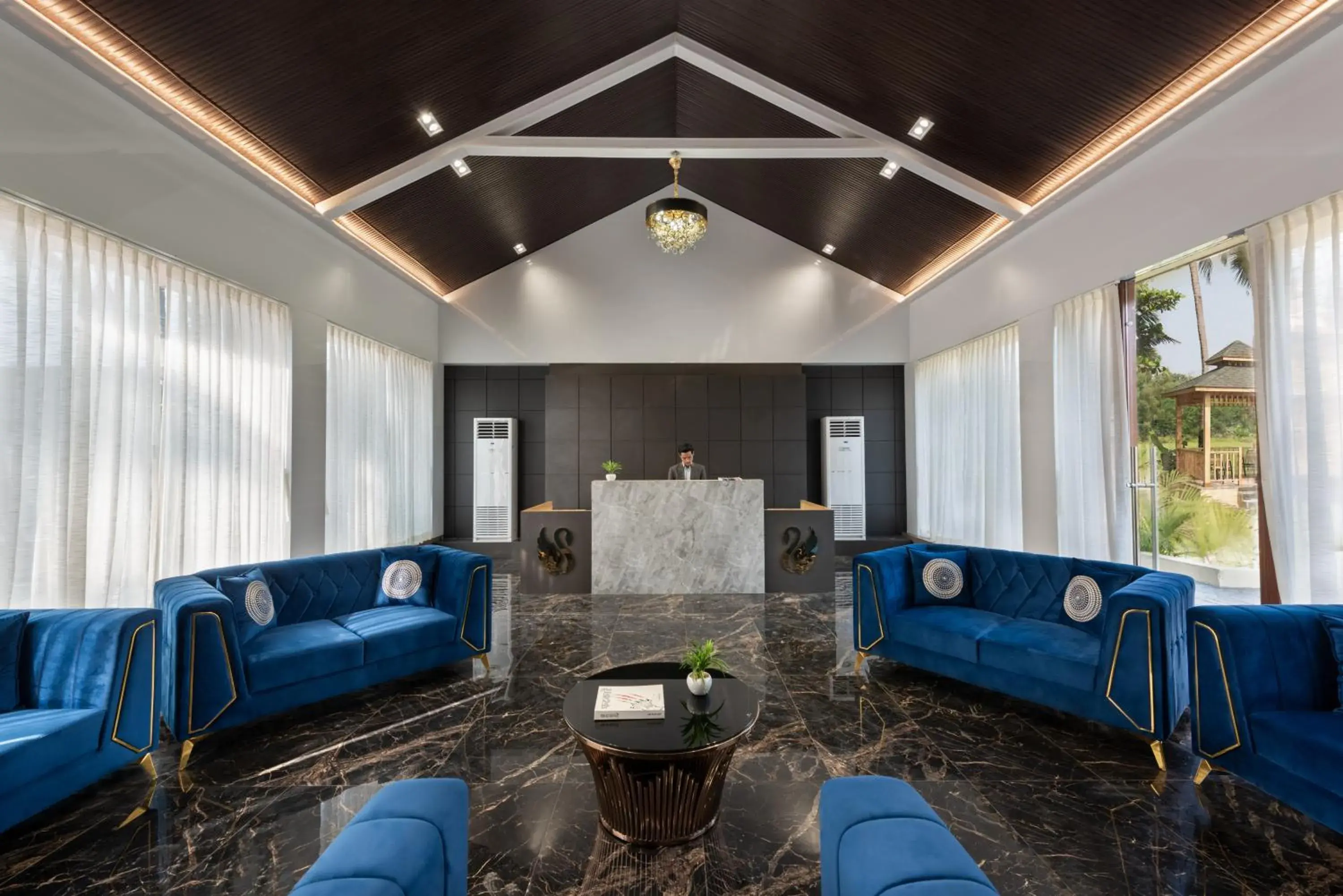 Lobby or reception in Paramount Riverfront Resort & Spa, Karjat Lobby or reception in Paramount Riverfront Resort & Spa, Karjat