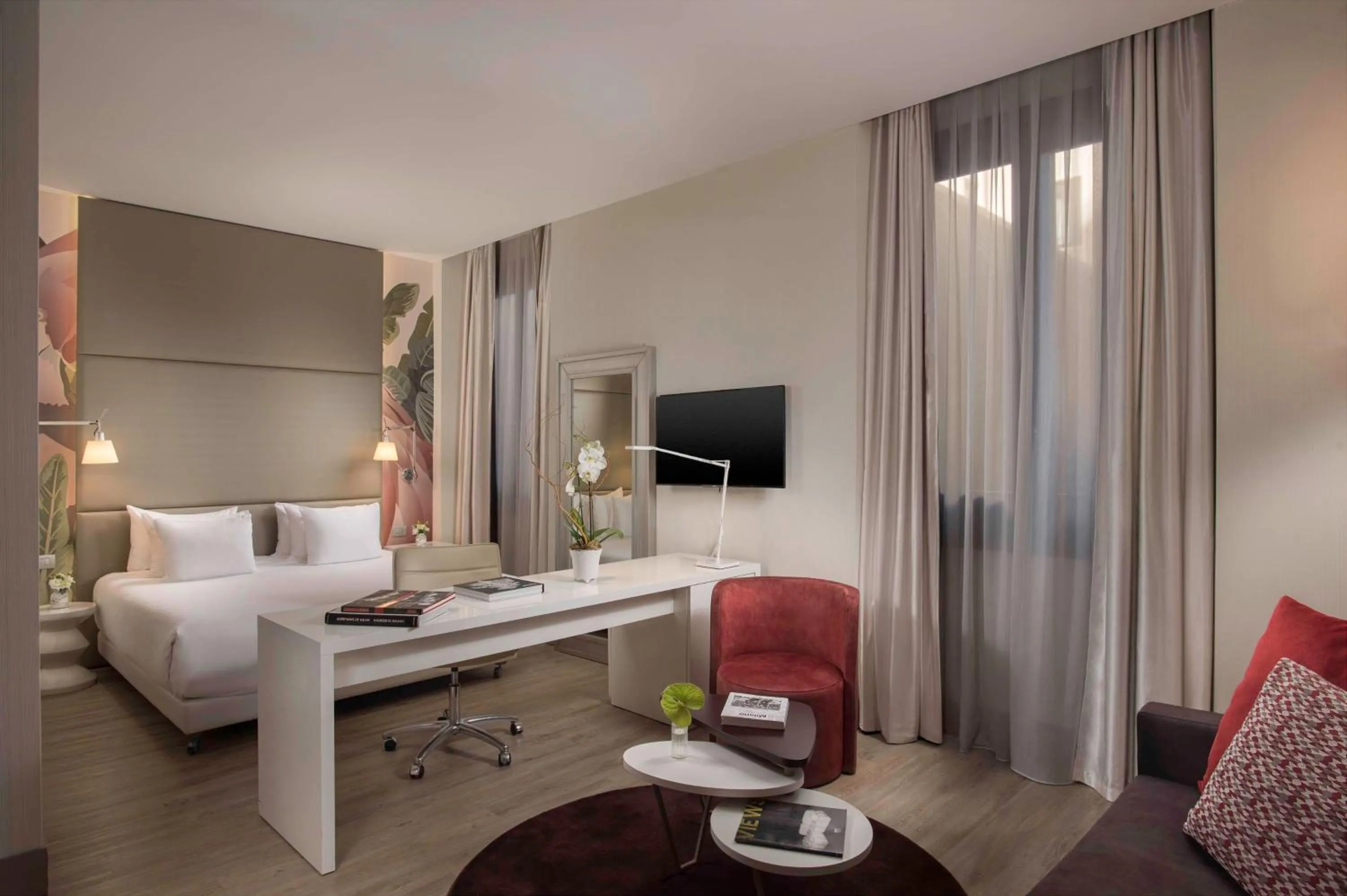 Bedroom, Bed in NH Collection Milano Touring