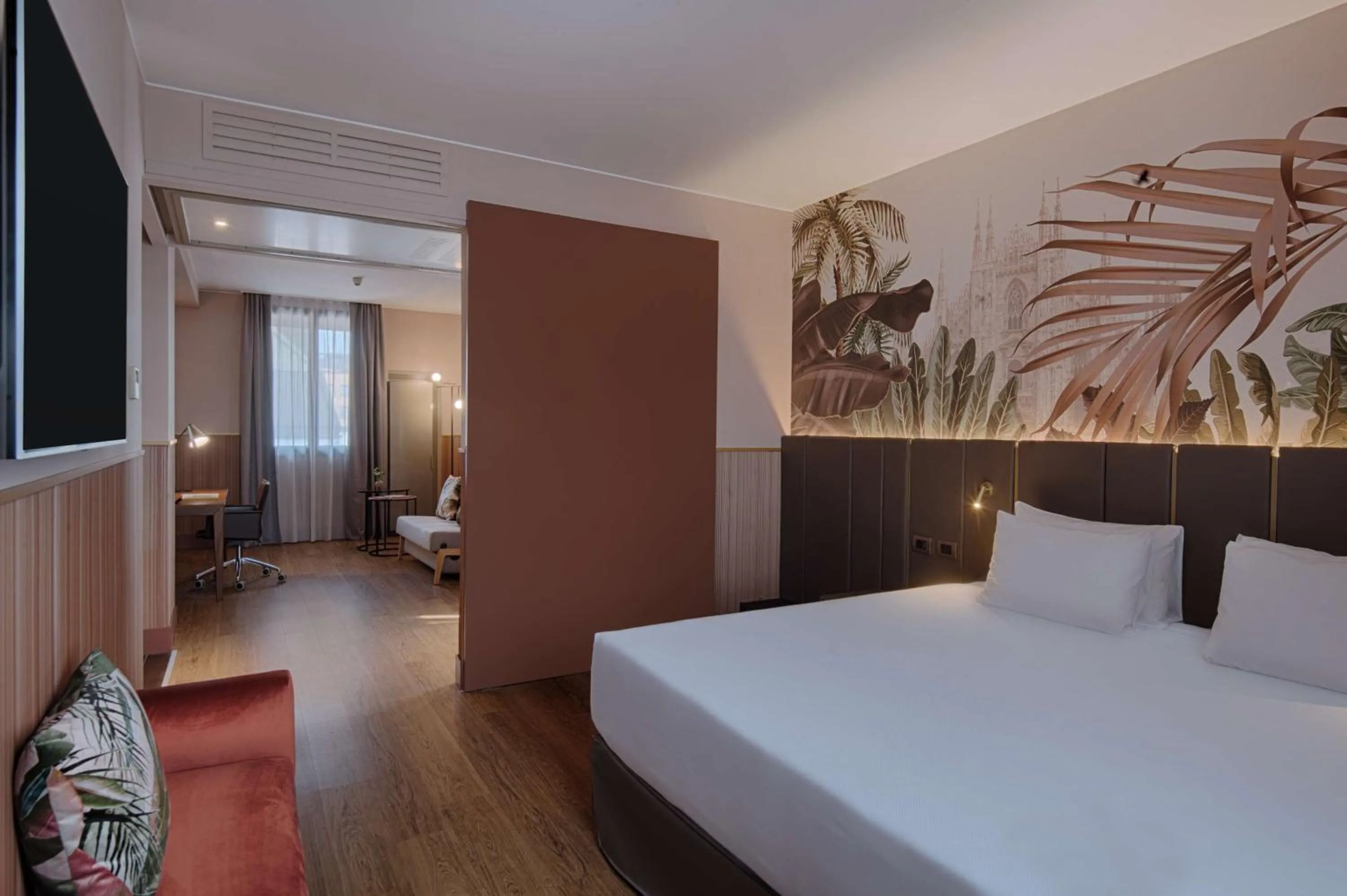 Bedroom, Bed in NH Collection Milano Touring