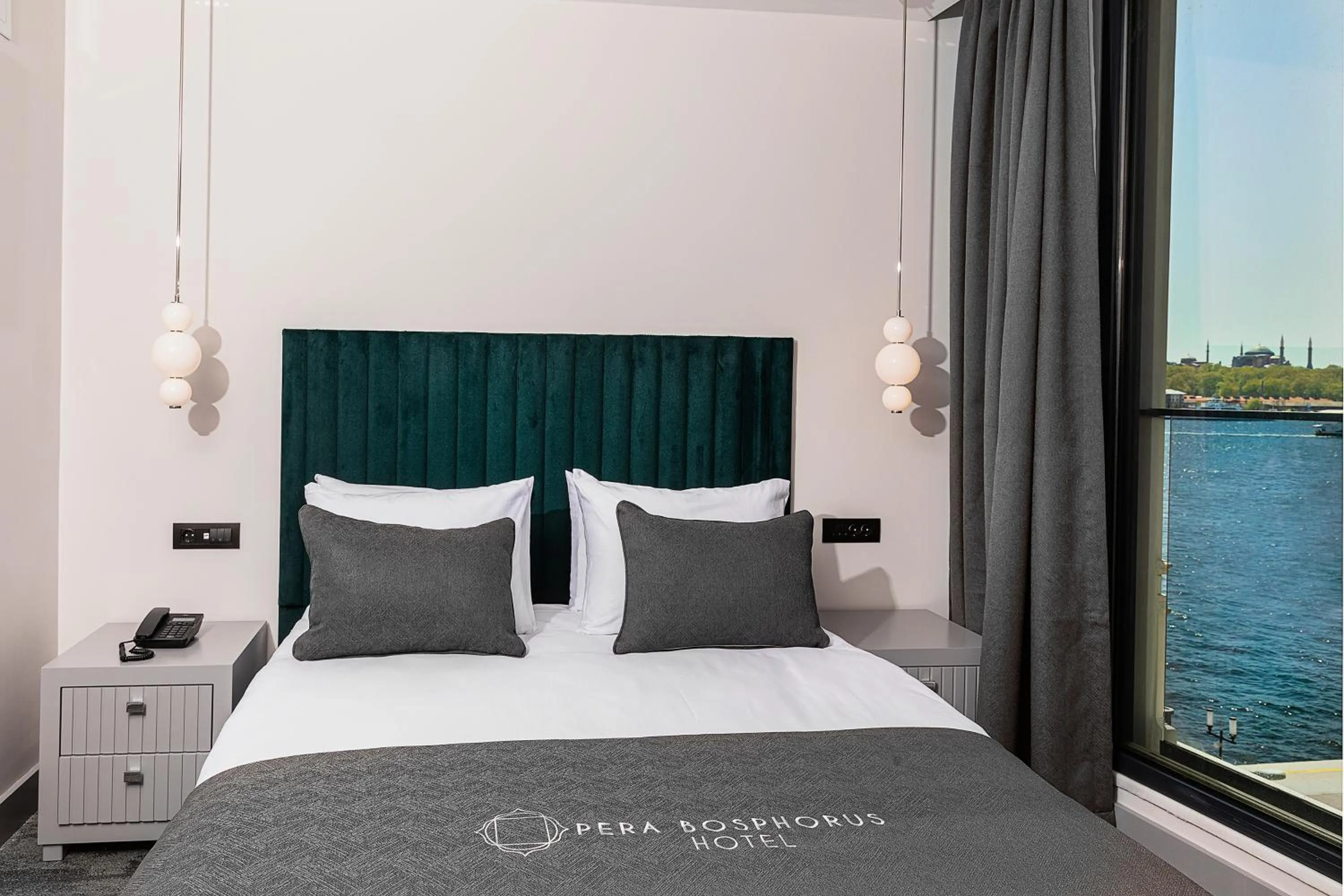 Bed in Pera Bosphorus Hotel