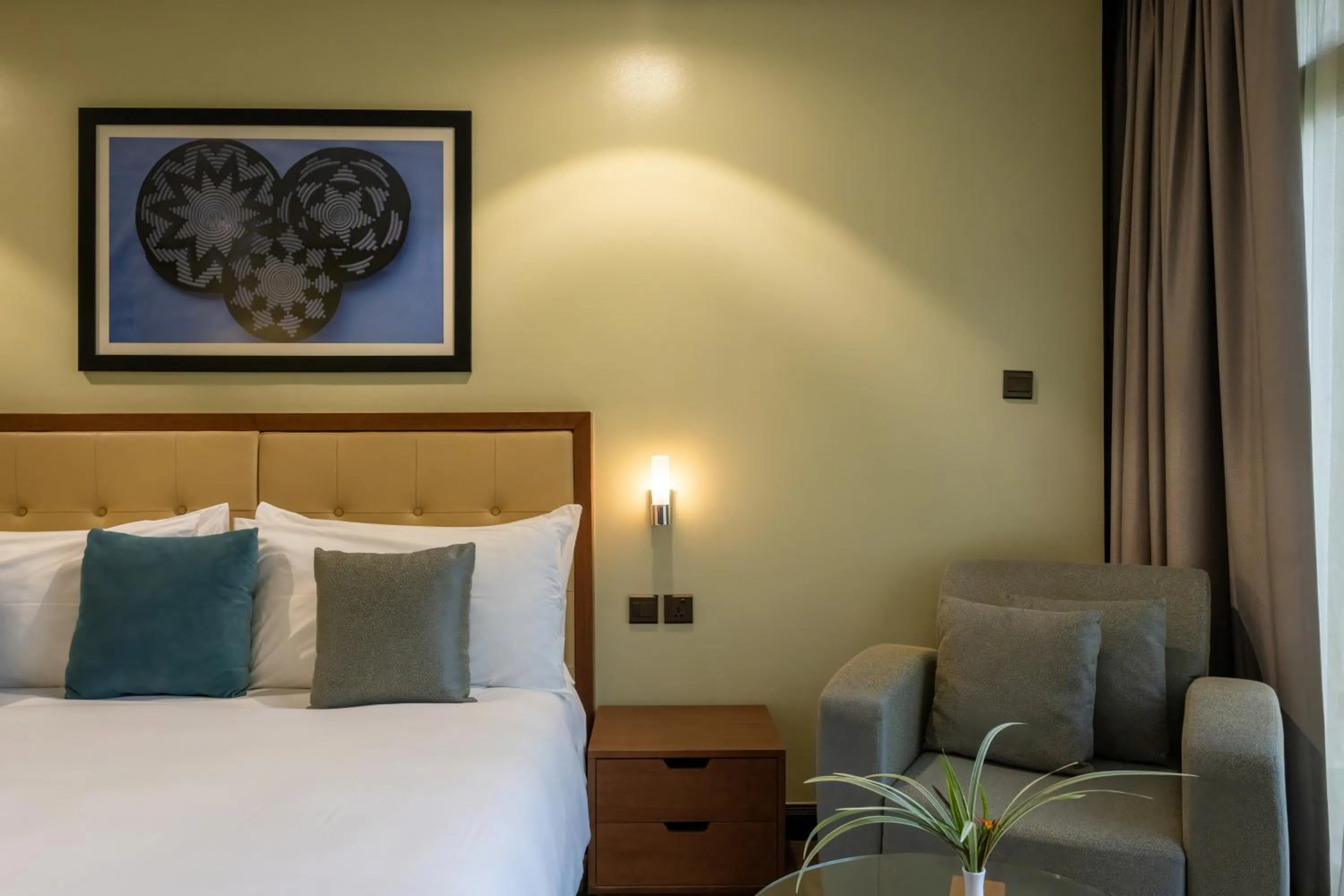 Bedroom, Bed in Mantis Kivu Marina Bay Hotel