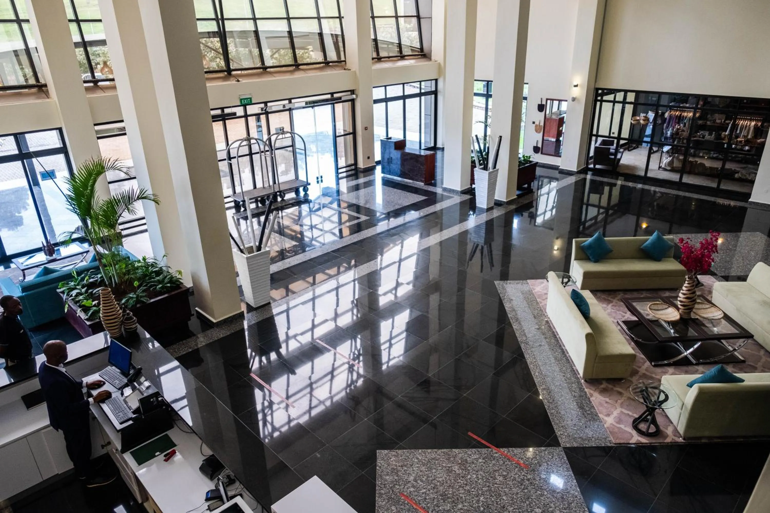 Lobby or reception in Mantis Kivu Marina Bay Hotel