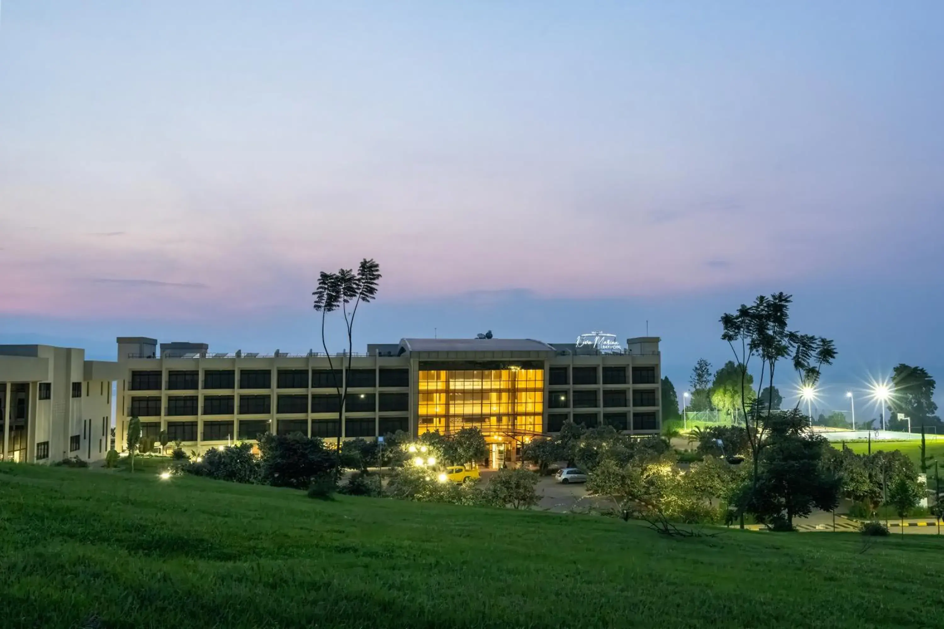 Property building in Mantis Kivu Marina Bay Hotel Property building in Mantis Kivu Marina Bay Hotel