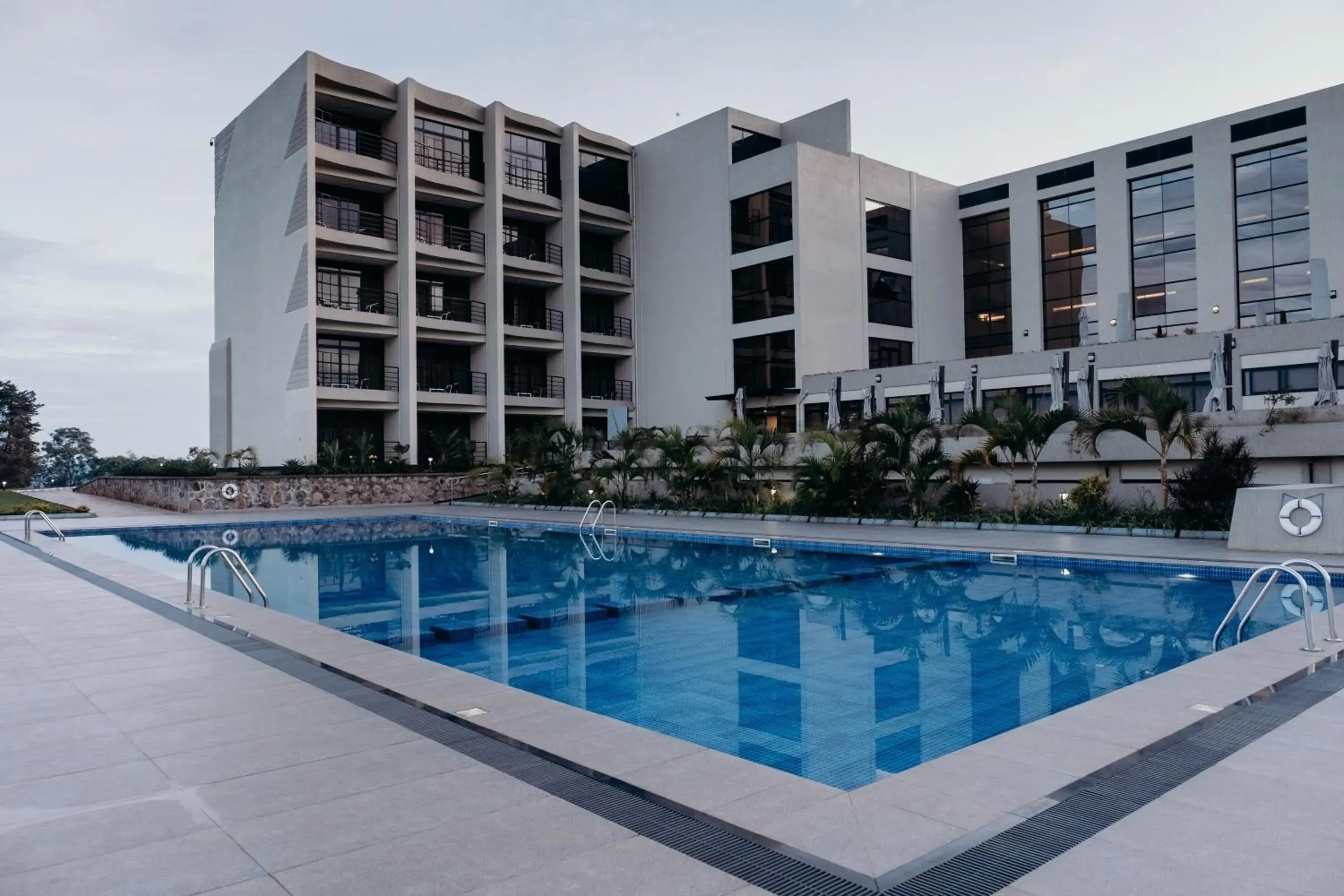 Property building in Mantis Kivu Marina Bay Hotel Property building in Mantis Kivu Marina Bay Hotel