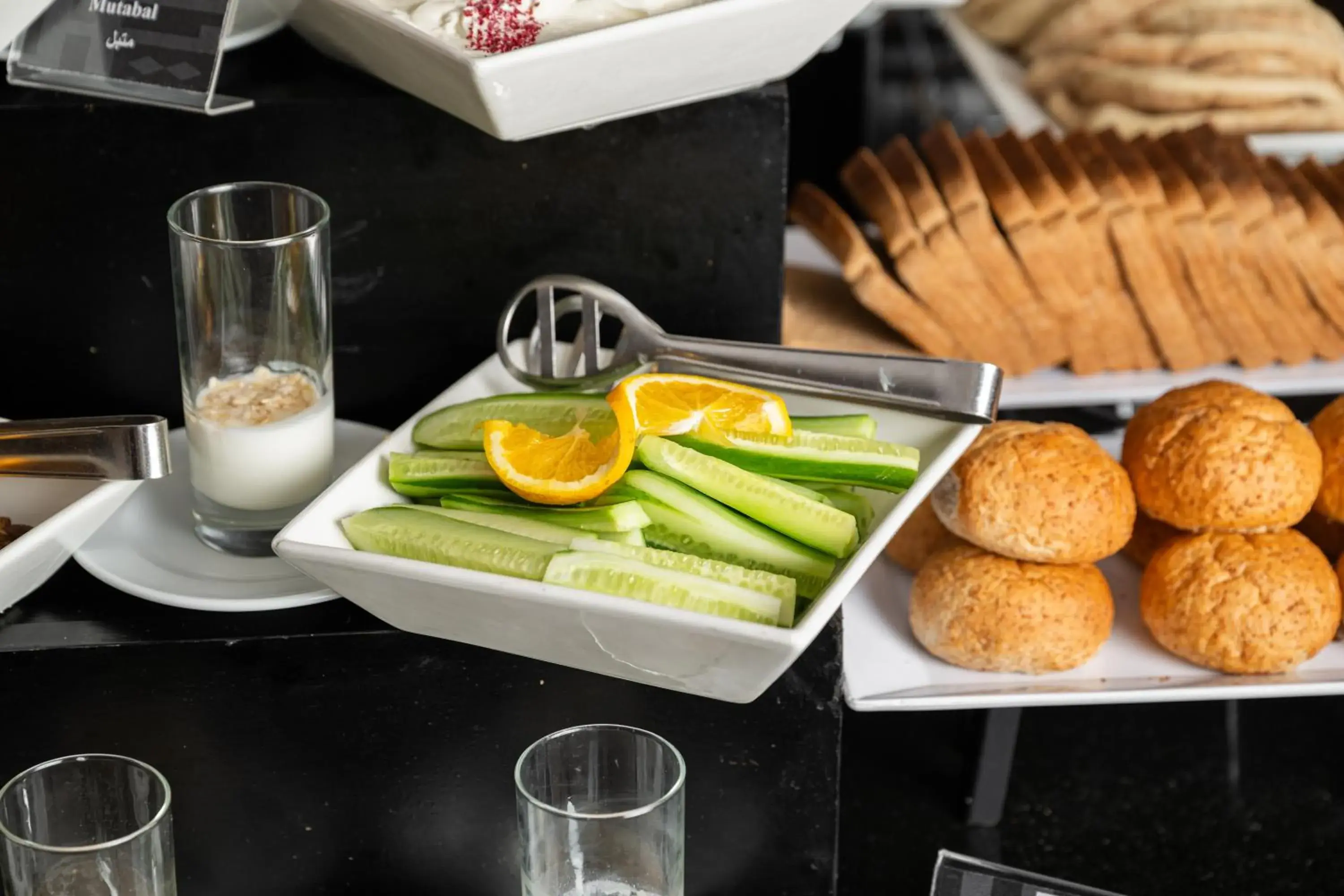 Continental breakfast in Elaf Bakkah Hotel Continental breakfast in Elaf Bakkah Hotel