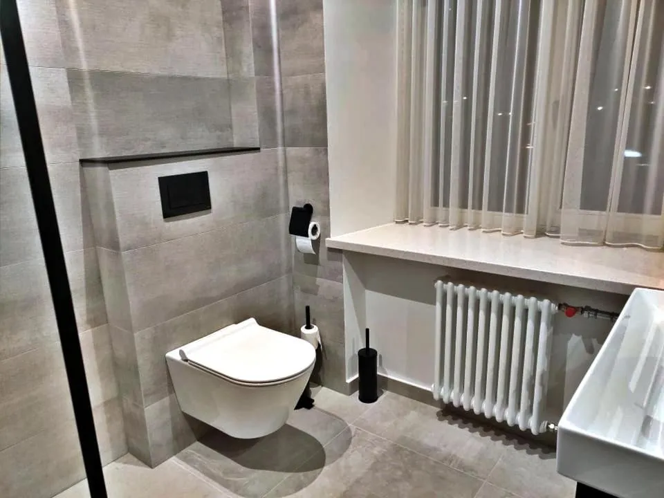 Bathroom in Vvinn Hotel