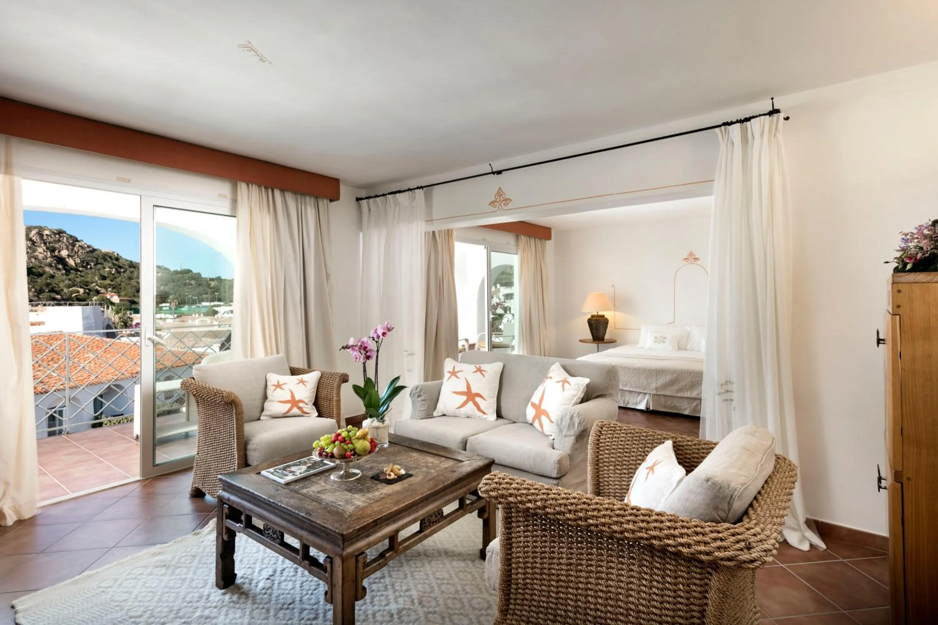 Living room in Grand Hotel Poltu Quatu