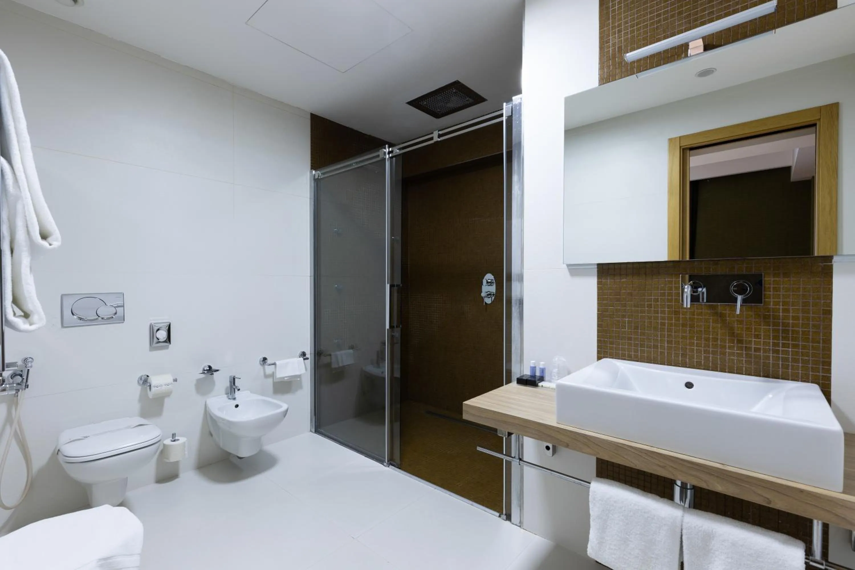 Shower in Hotel Royal Caserta