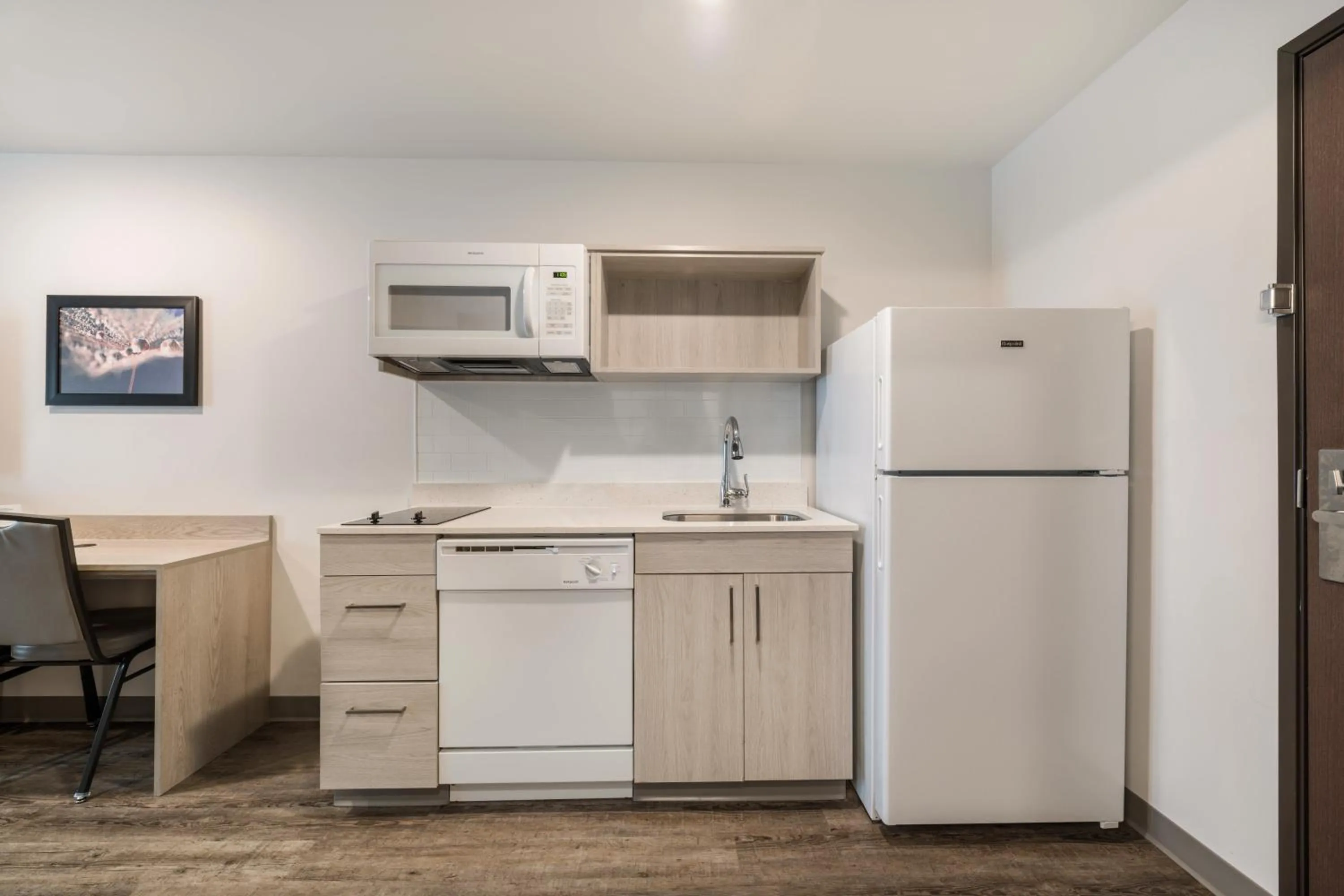 Kitchen or kitchenette in WoodSpring Suites Concord-Charlotte Speedway