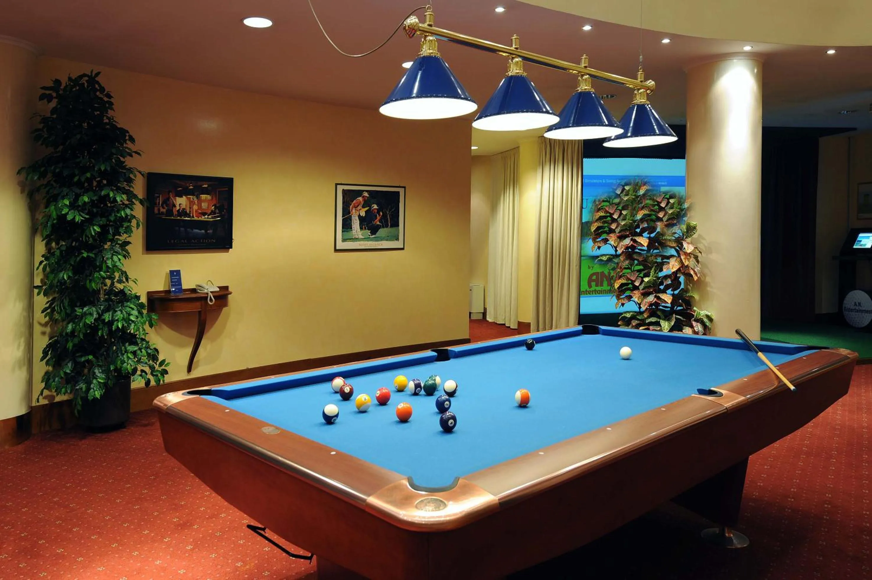 Billiard in Hotel Roma Aurelia Antica