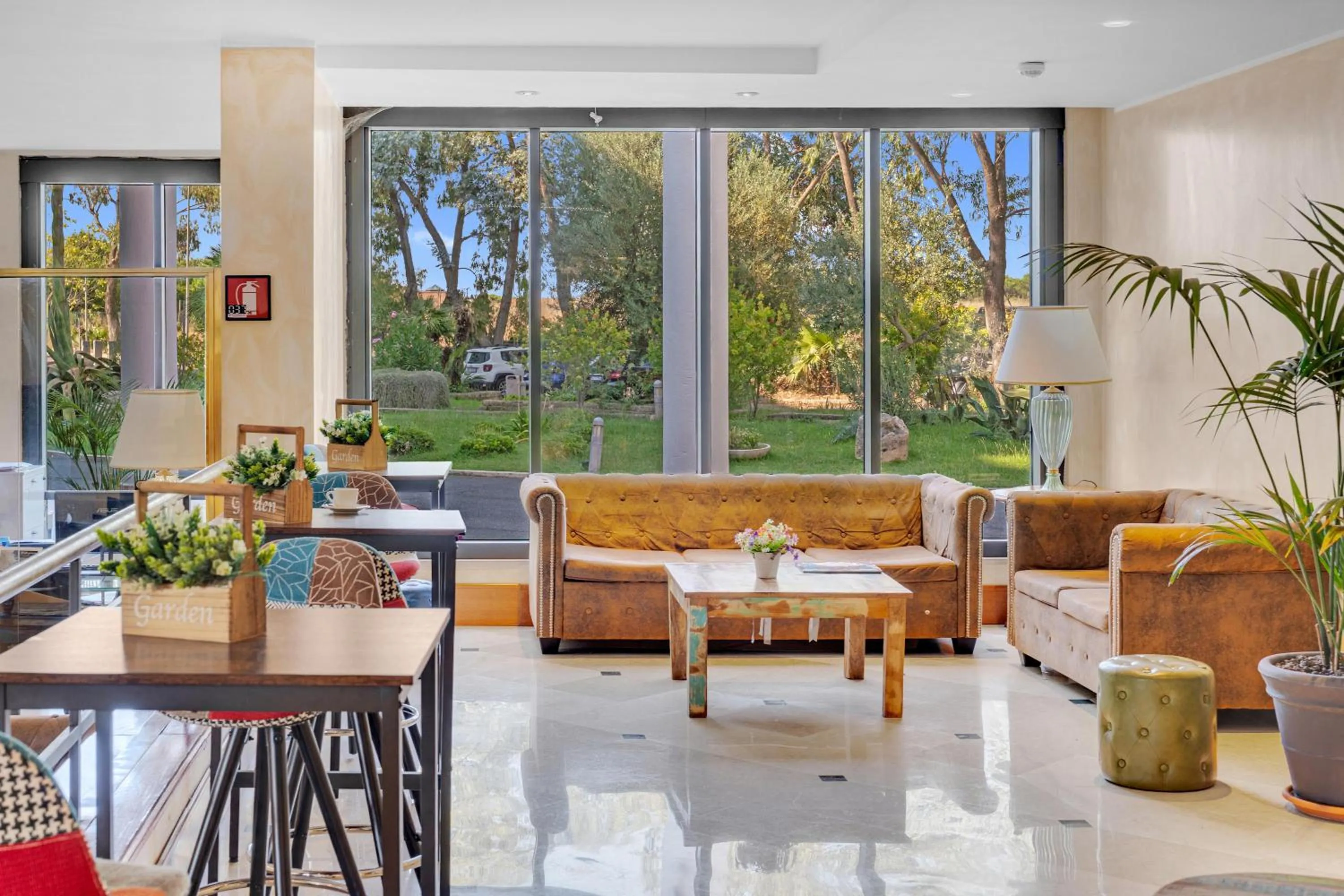 Lobby or reception in Hotel Roma Aurelia Antica