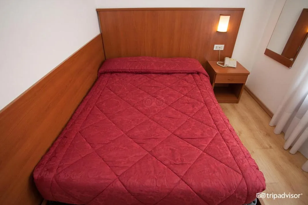 Bed in Hotel Caprera