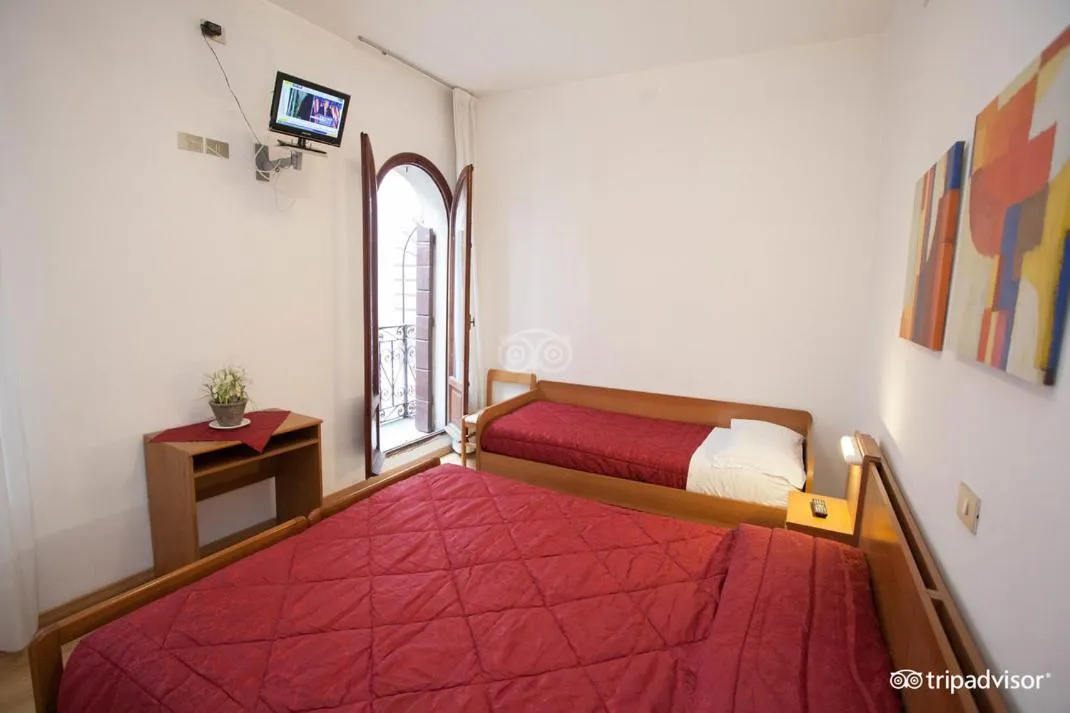 Bed in Hotel Caprera