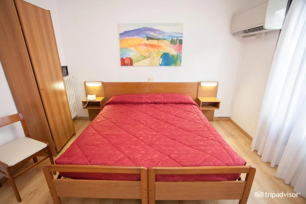 Bed in Hotel Caprera