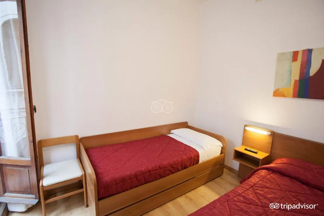 Bed in Hotel Caprera