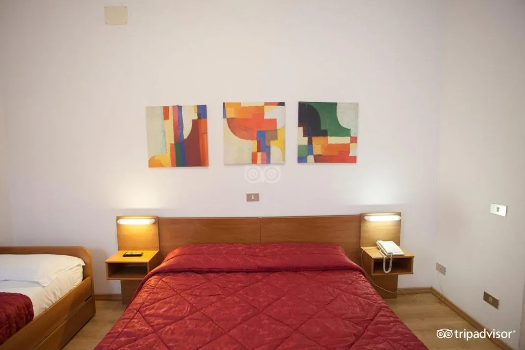 Bed in Hotel Caprera