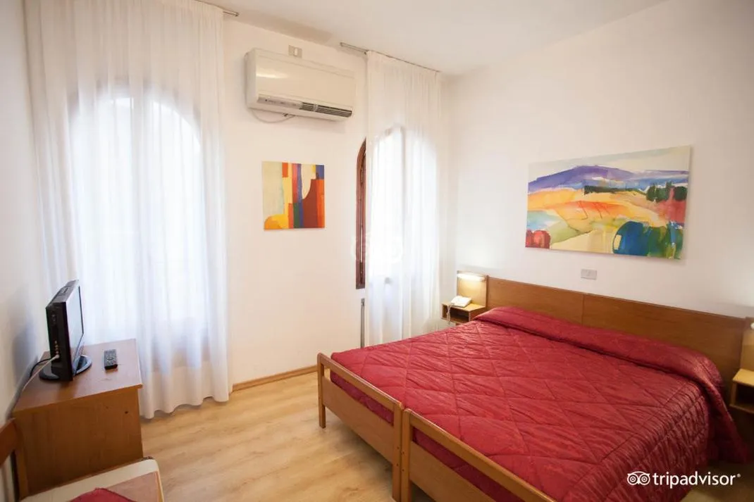 Bed in Hotel Caprera