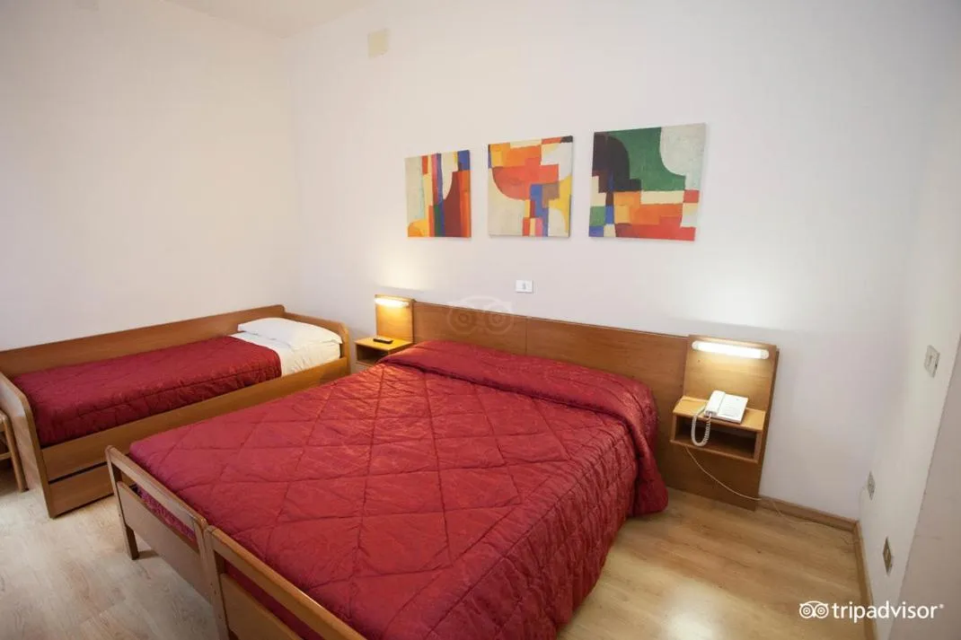 Bed in Hotel Caprera