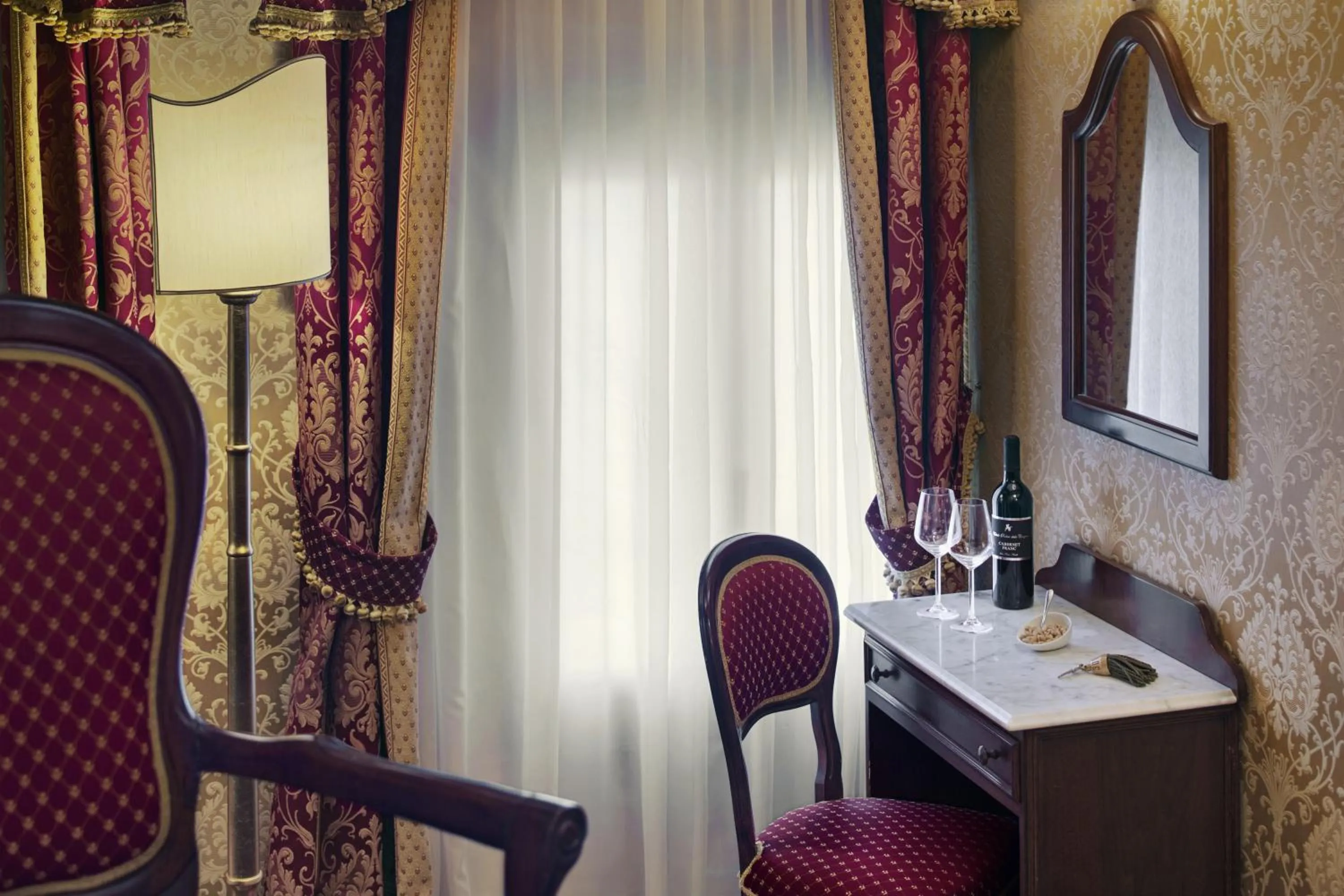 Decorative detail in Hotel Pausania