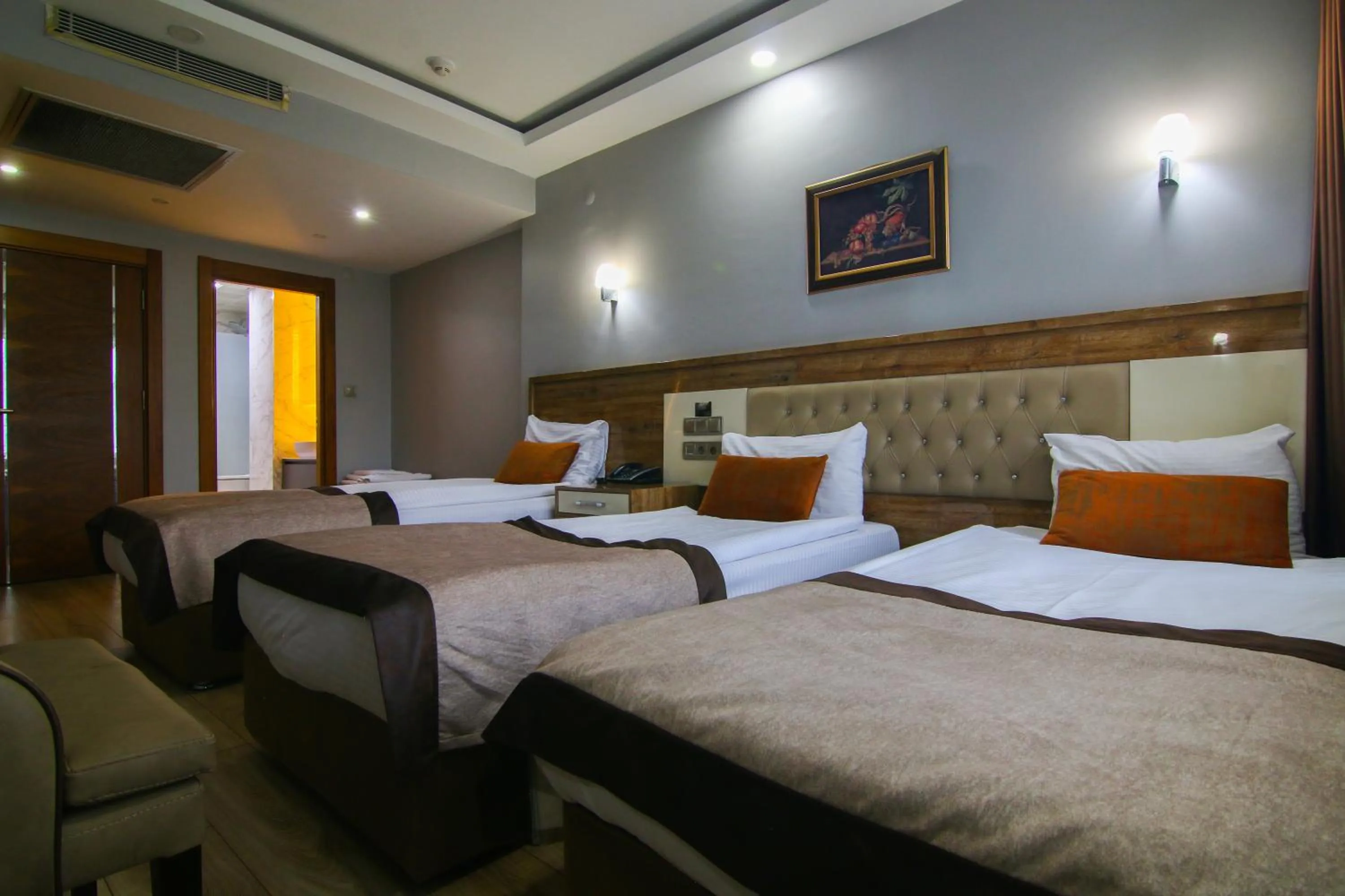 Bed in Grand Zara Hotel