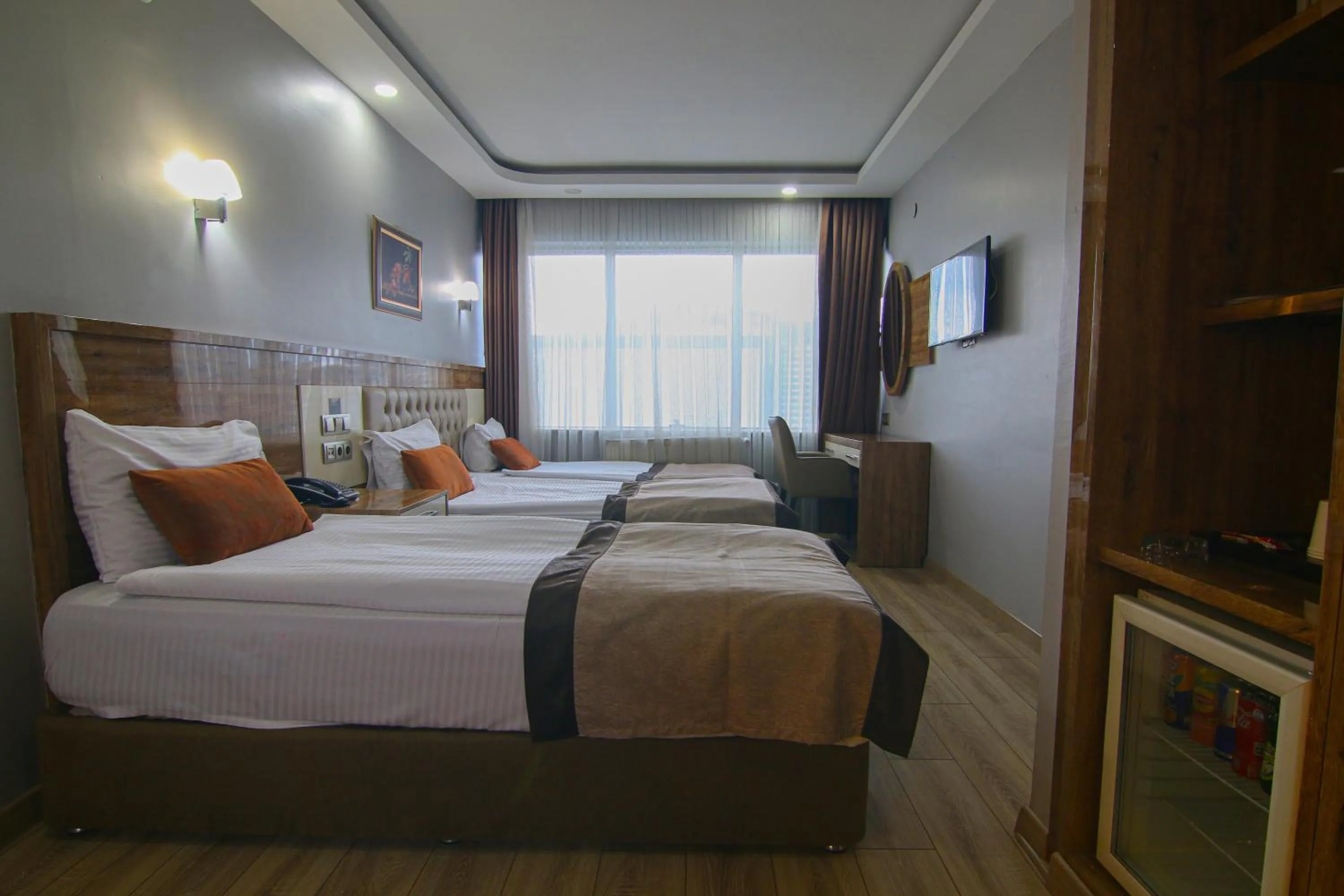 Bed in Grand Zara Hotel