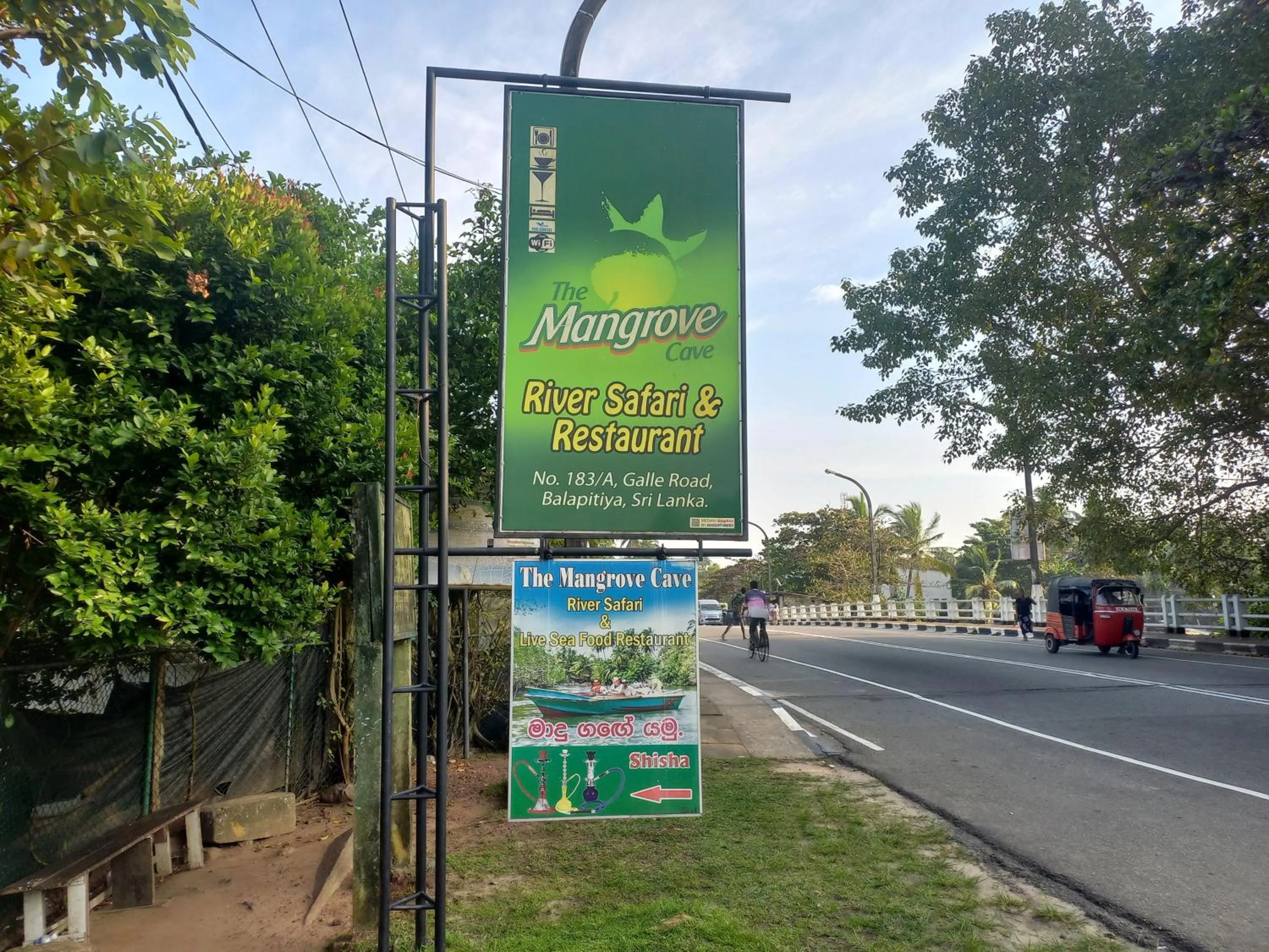 Logo/Certificate/Sign in THE Mangrove cave Hotel
