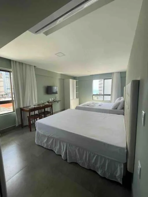 Photo of the whole room, Bed in Ilusion flat Ponta Negra