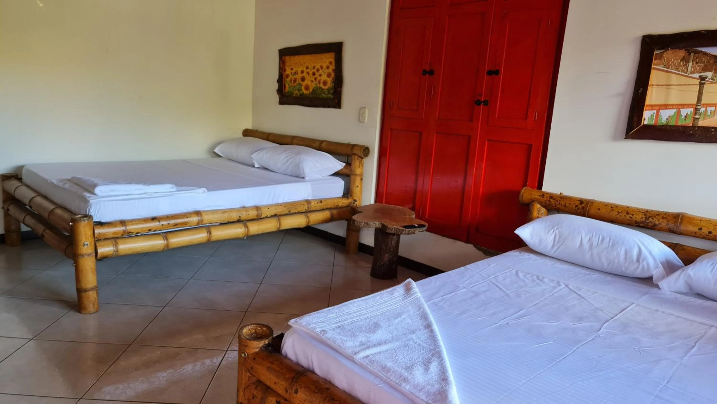 Bed in HOSTERÍA BRISAS DEL RÍO