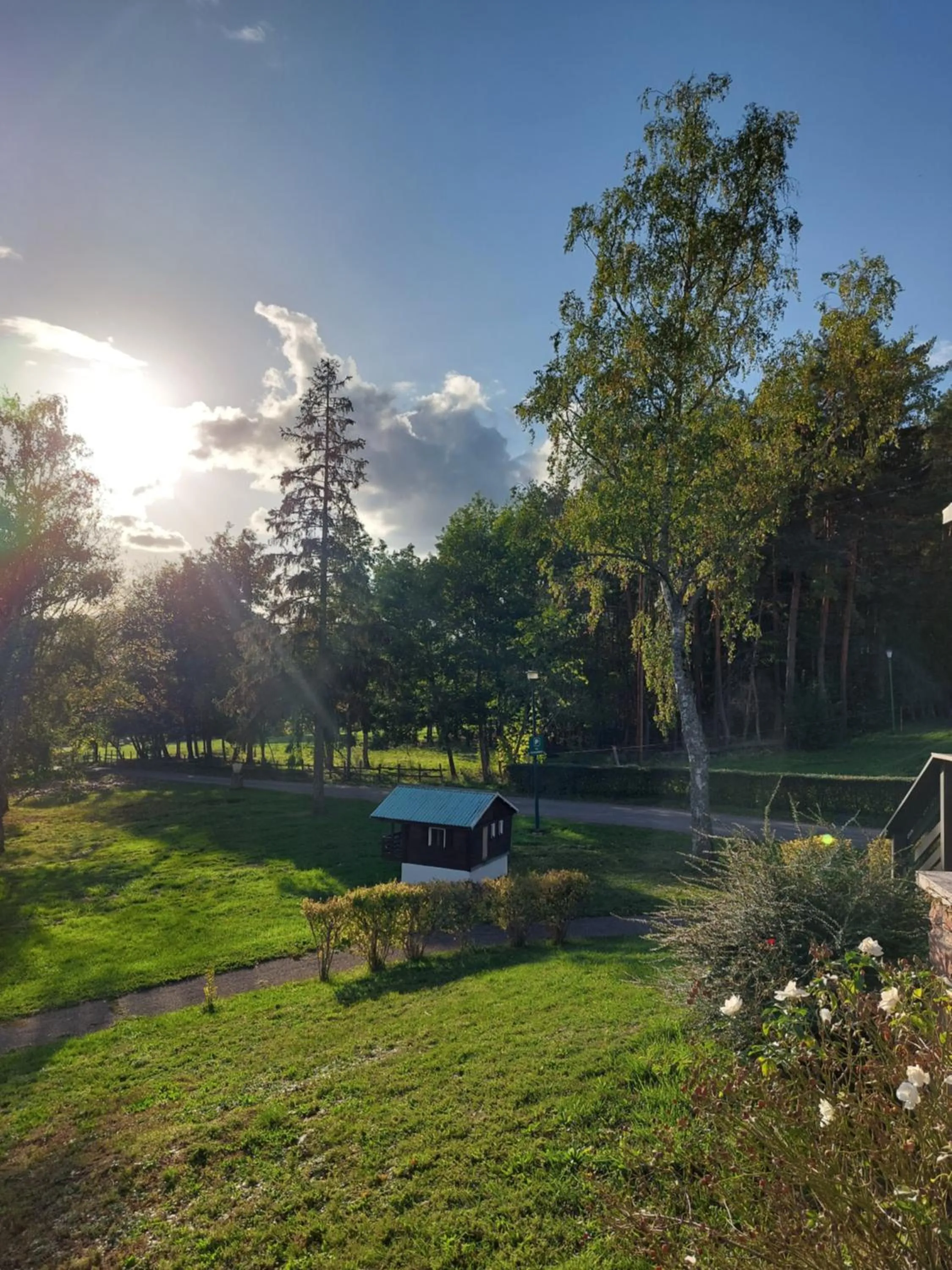 Spring in Hôtel Parc Les Cigognes - Albé