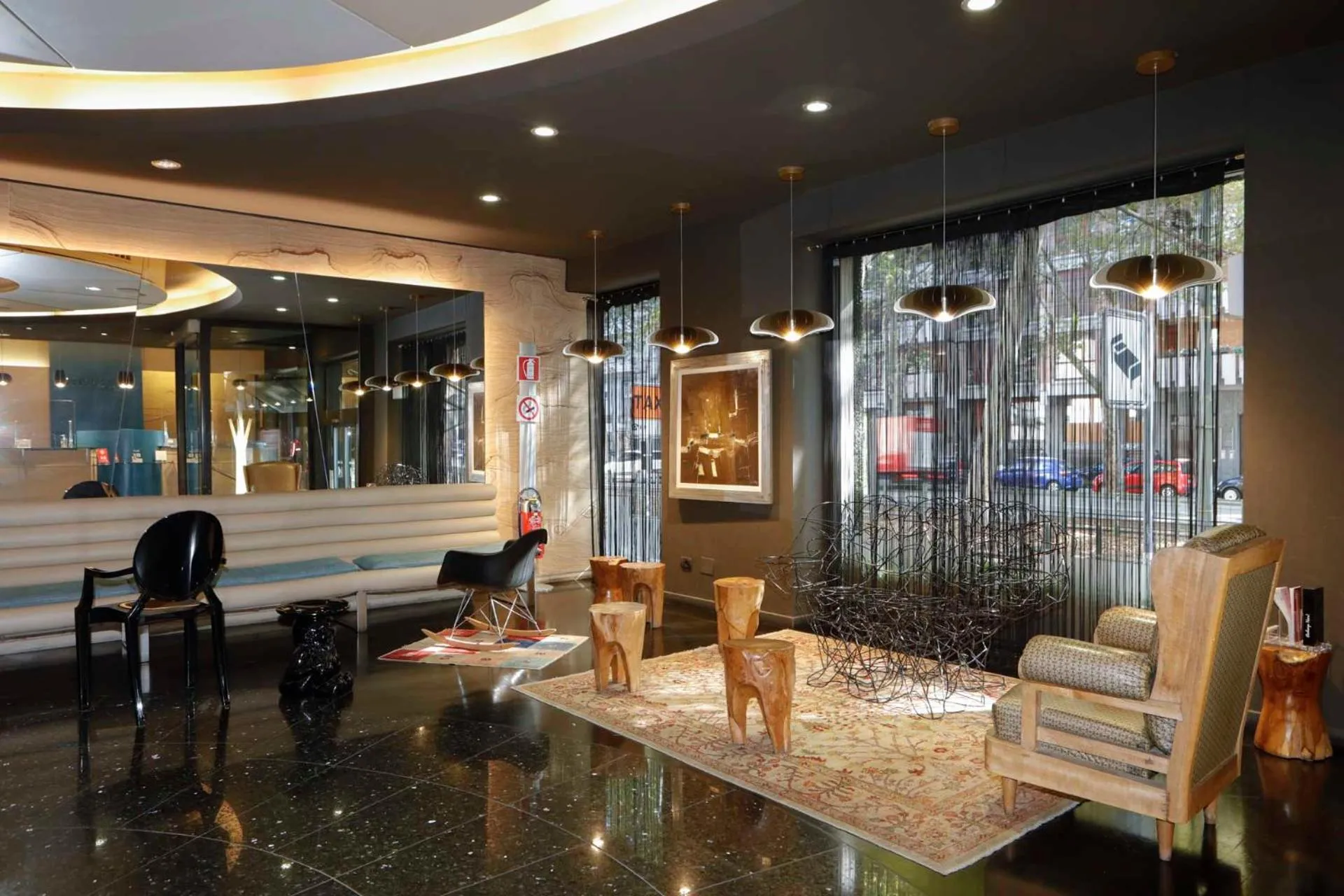 Lobby or reception in Hotel Lancaster