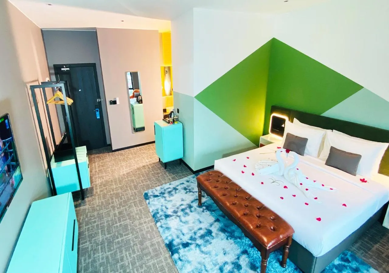 Bed in Siha Treasure Hotel