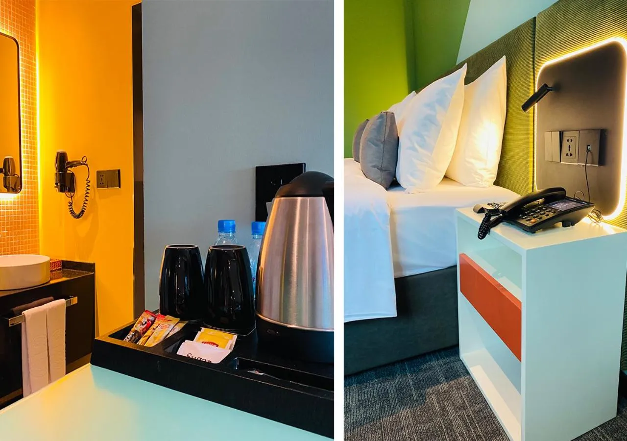 Coffee/tea facilities, Bed in Siha Treasure Hotel