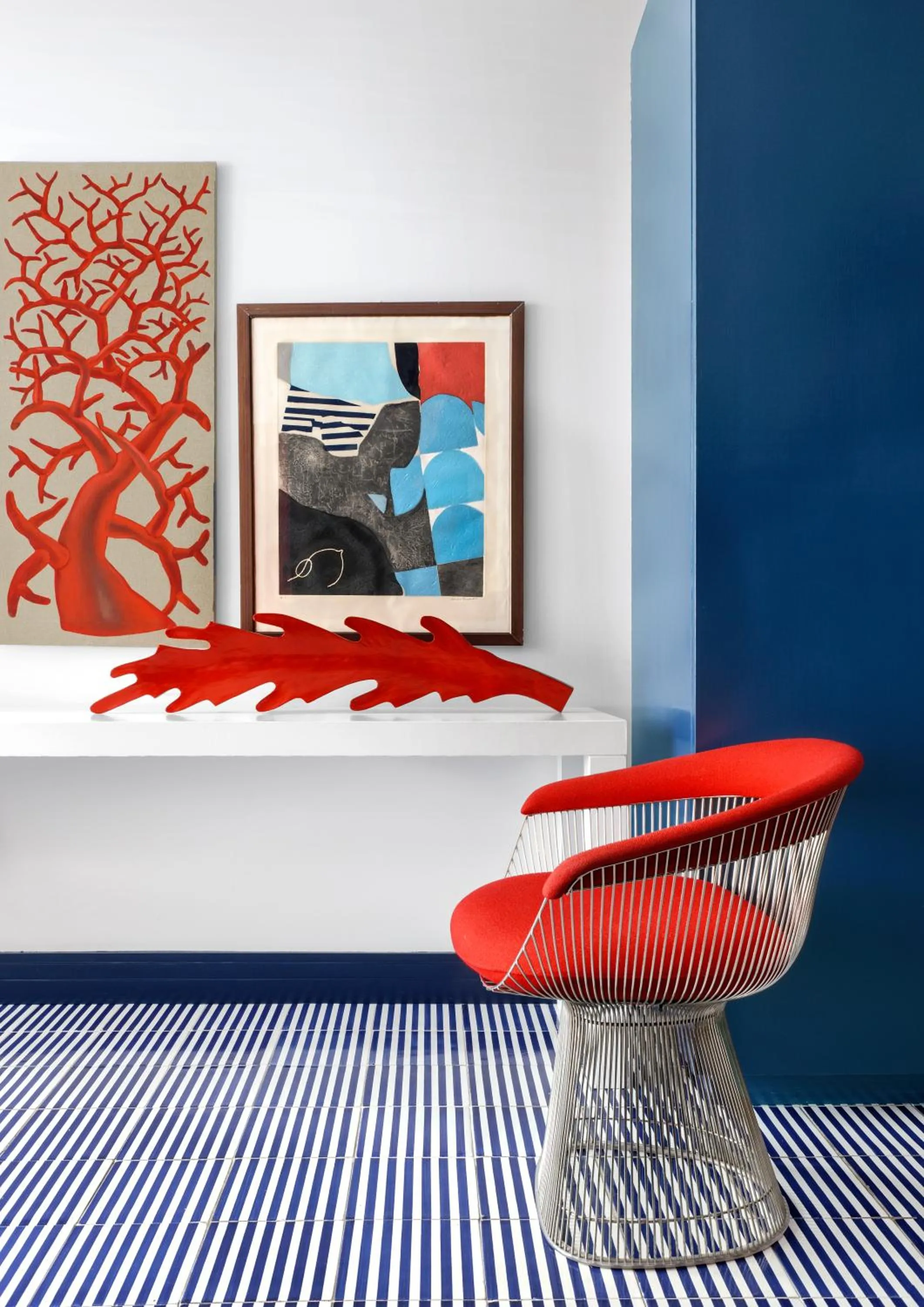 Decorative detail in Maison La Minervetta