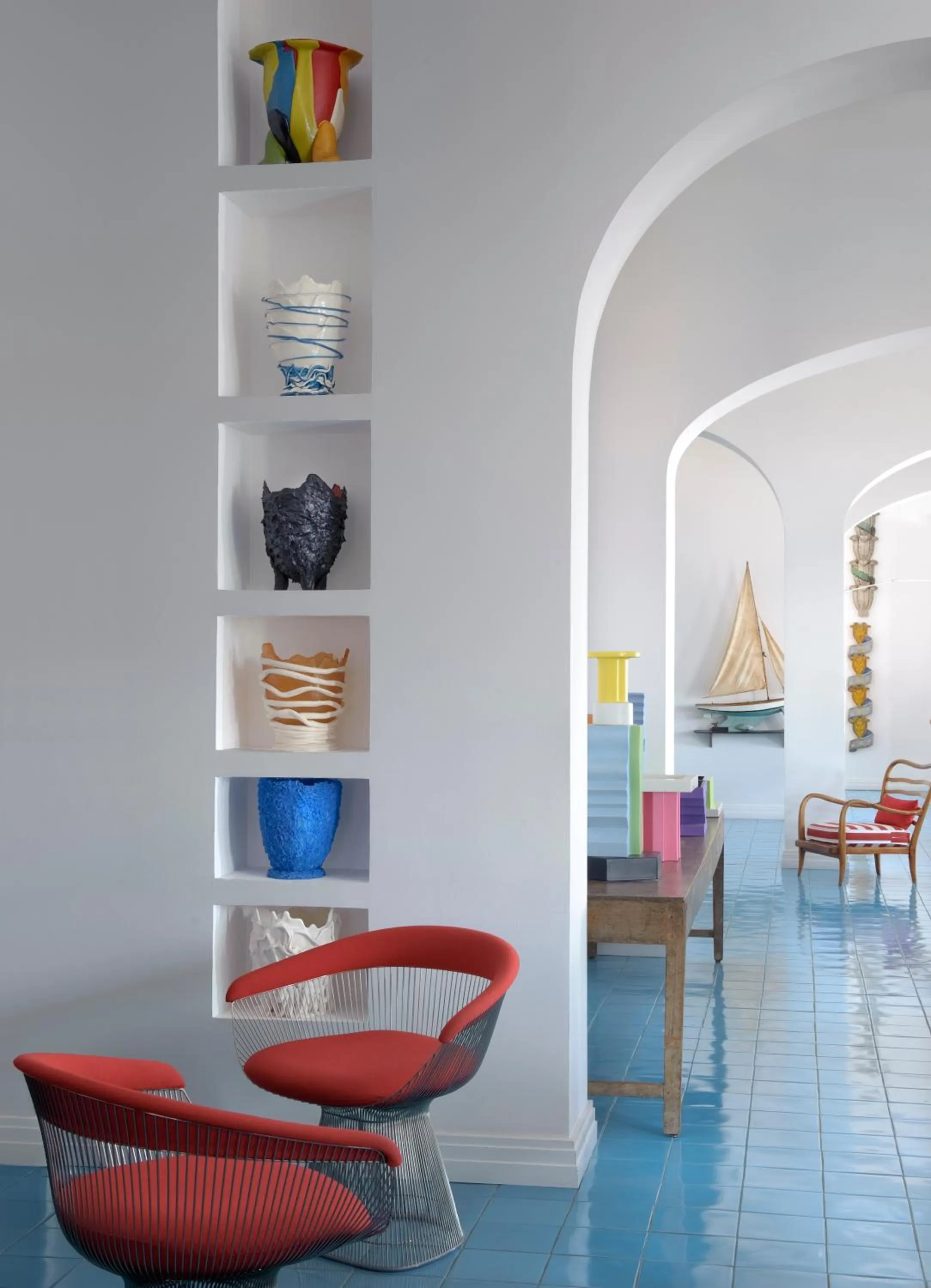 Decorative detail in Maison La Minervetta