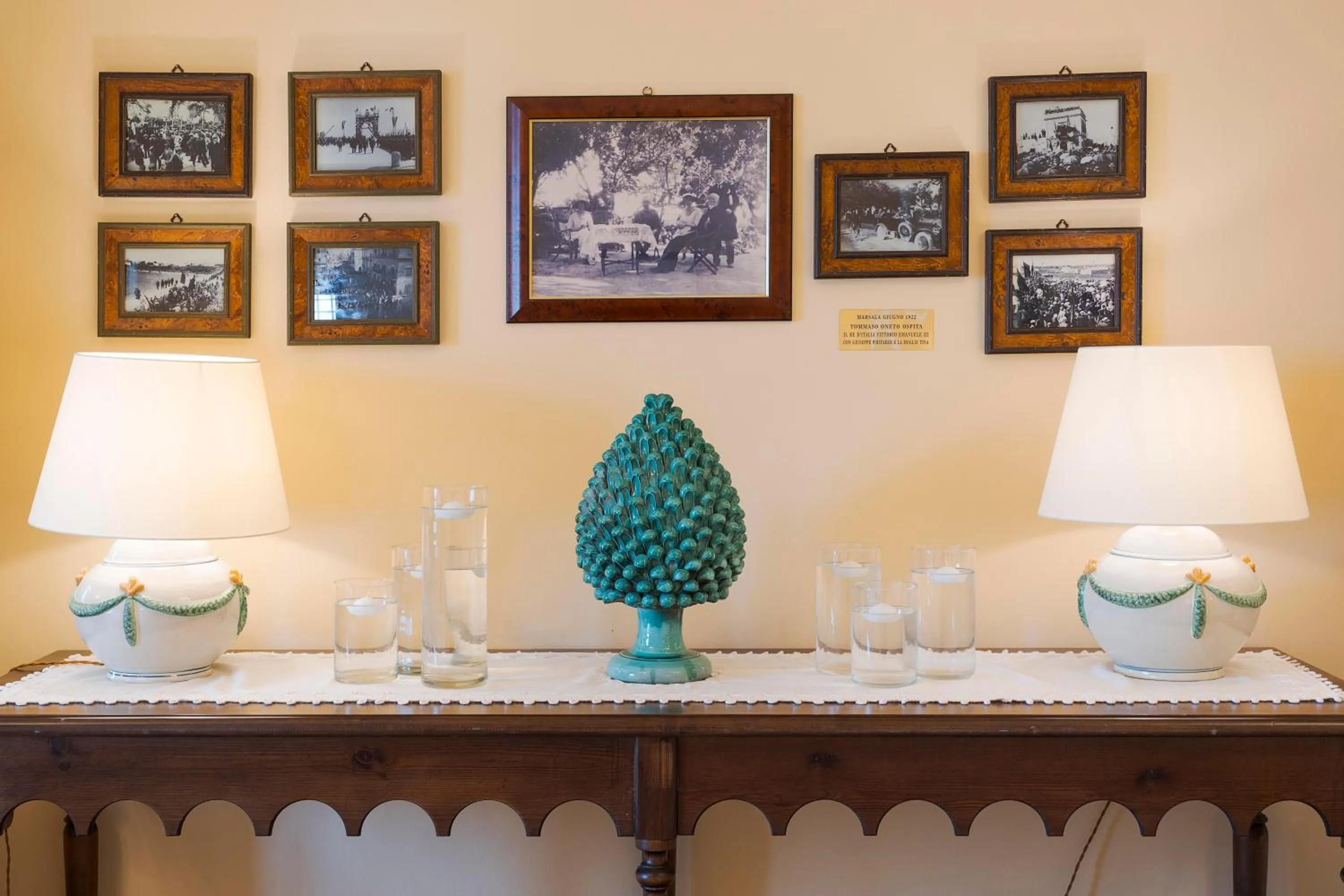 Decorative detail in Hotel Baglio Oneto dei Principi di San Lorenzo - Luxury Wine Resort