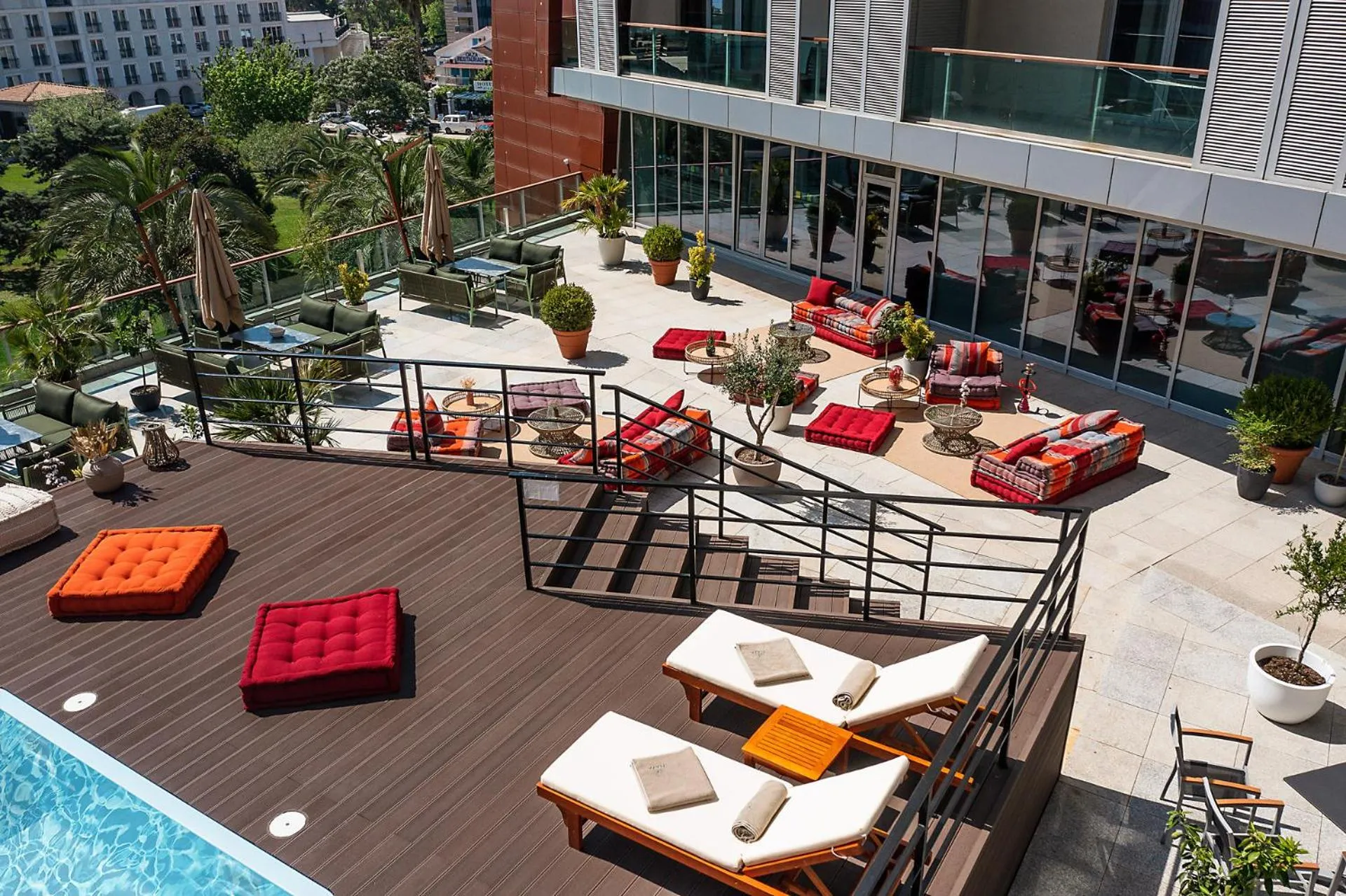 Balcony/Terrace in Hotel TQ Plaza