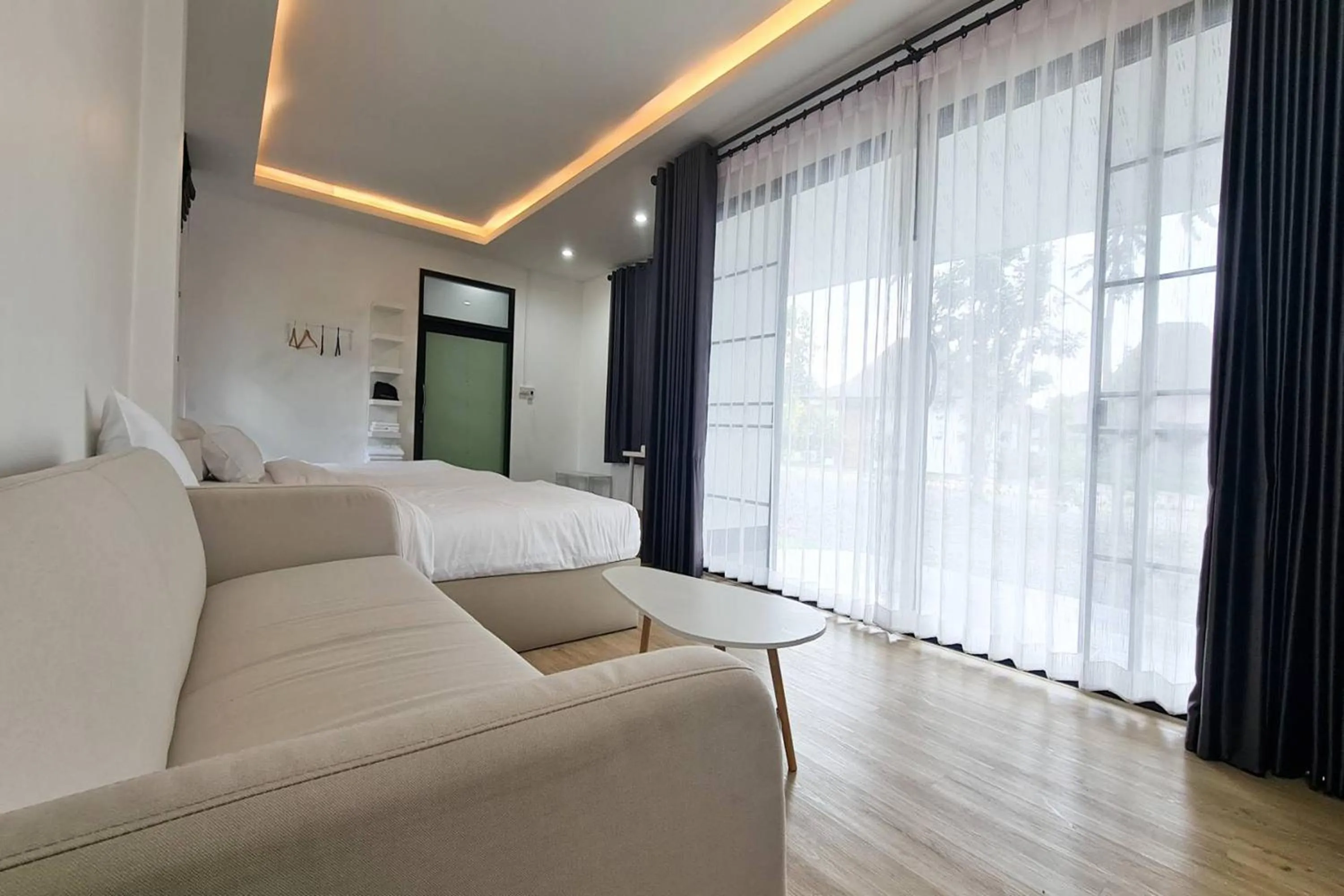 Photo of the whole room, Bed in Phorpun Resort Lampang