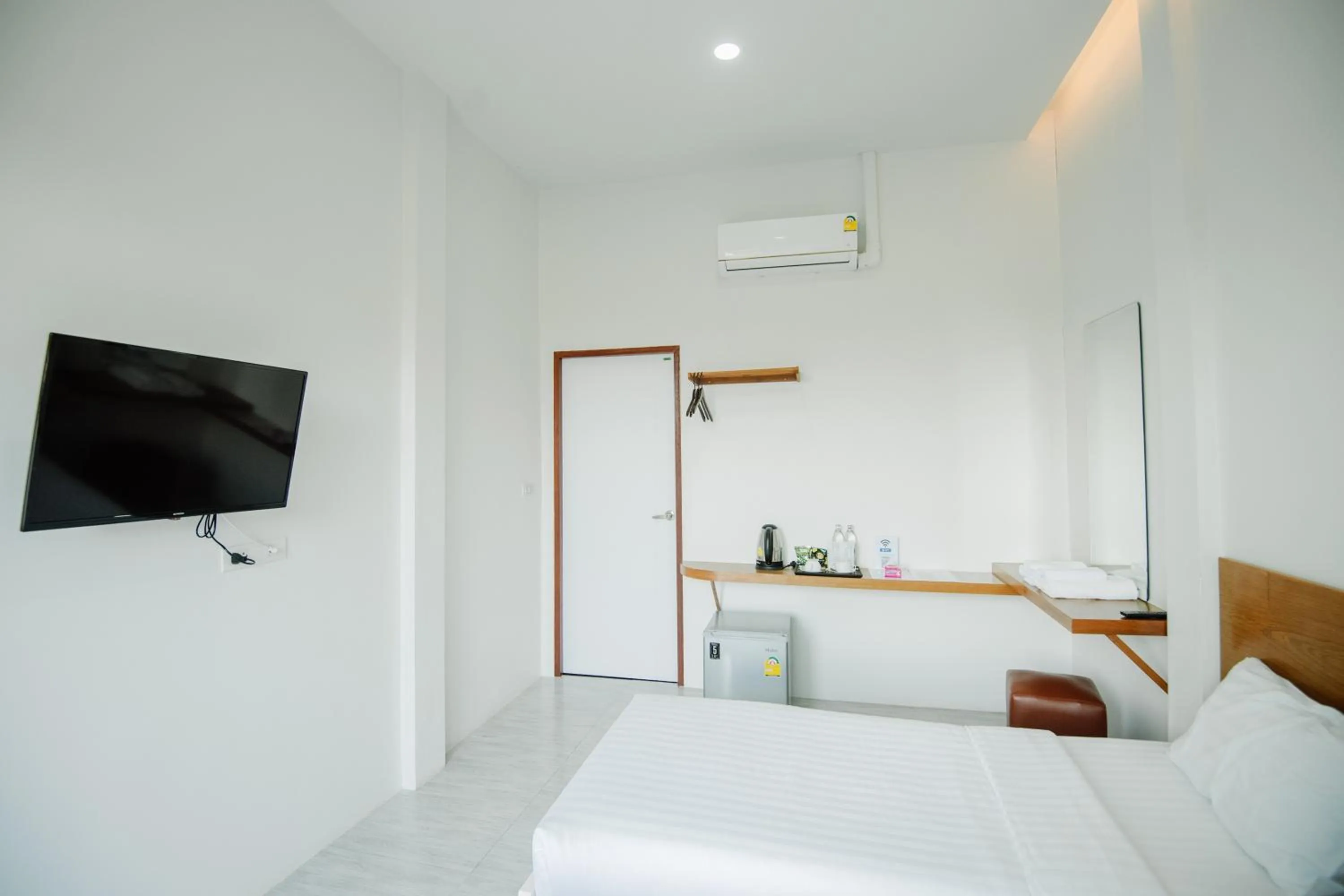 Bed in Phorpun Resort Lampang