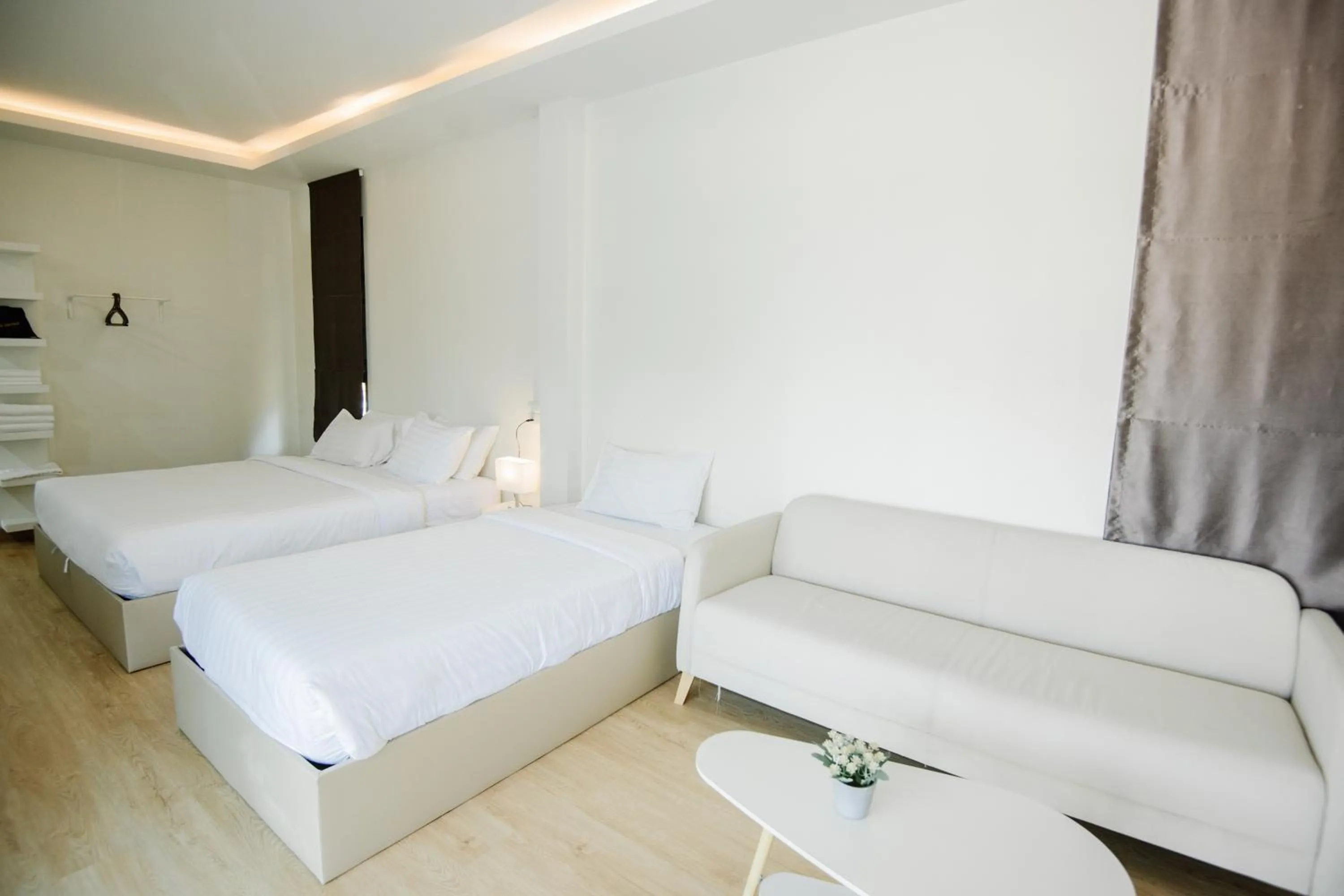 Bed in Phorpun Resort Lampang