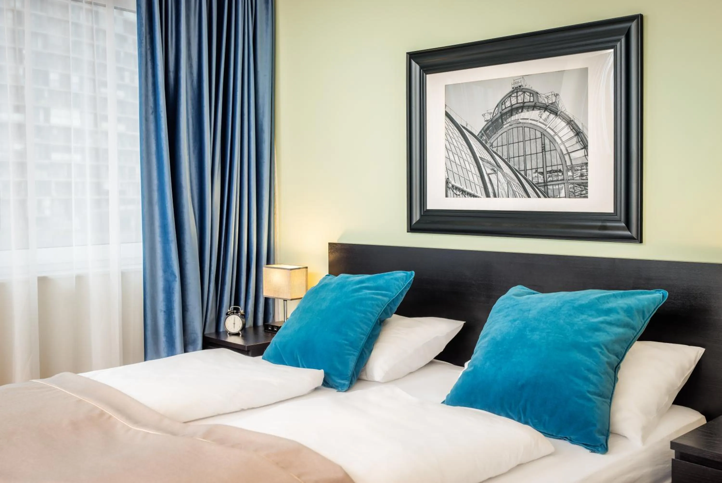 Bed in Citadines South Vienna