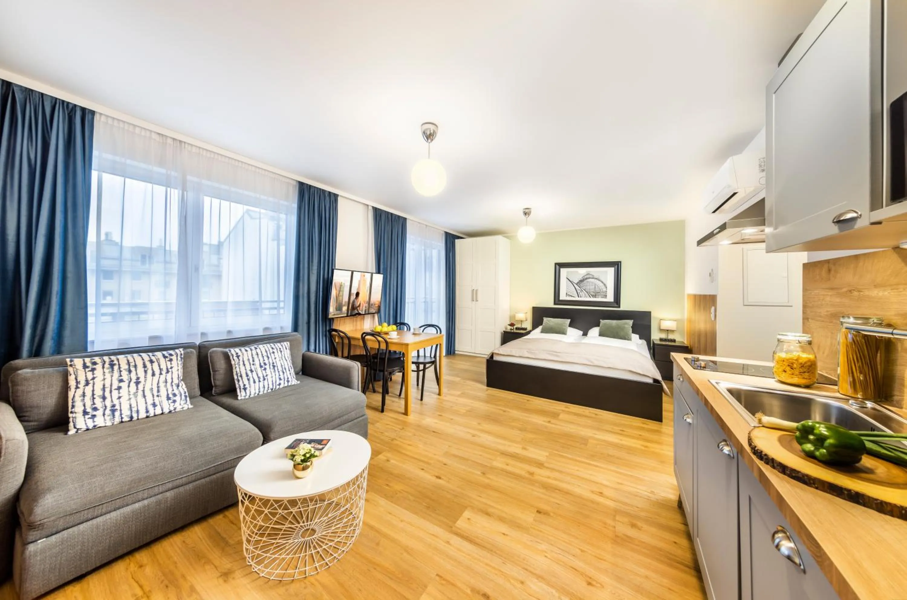 Bed in Citadines South Vienna