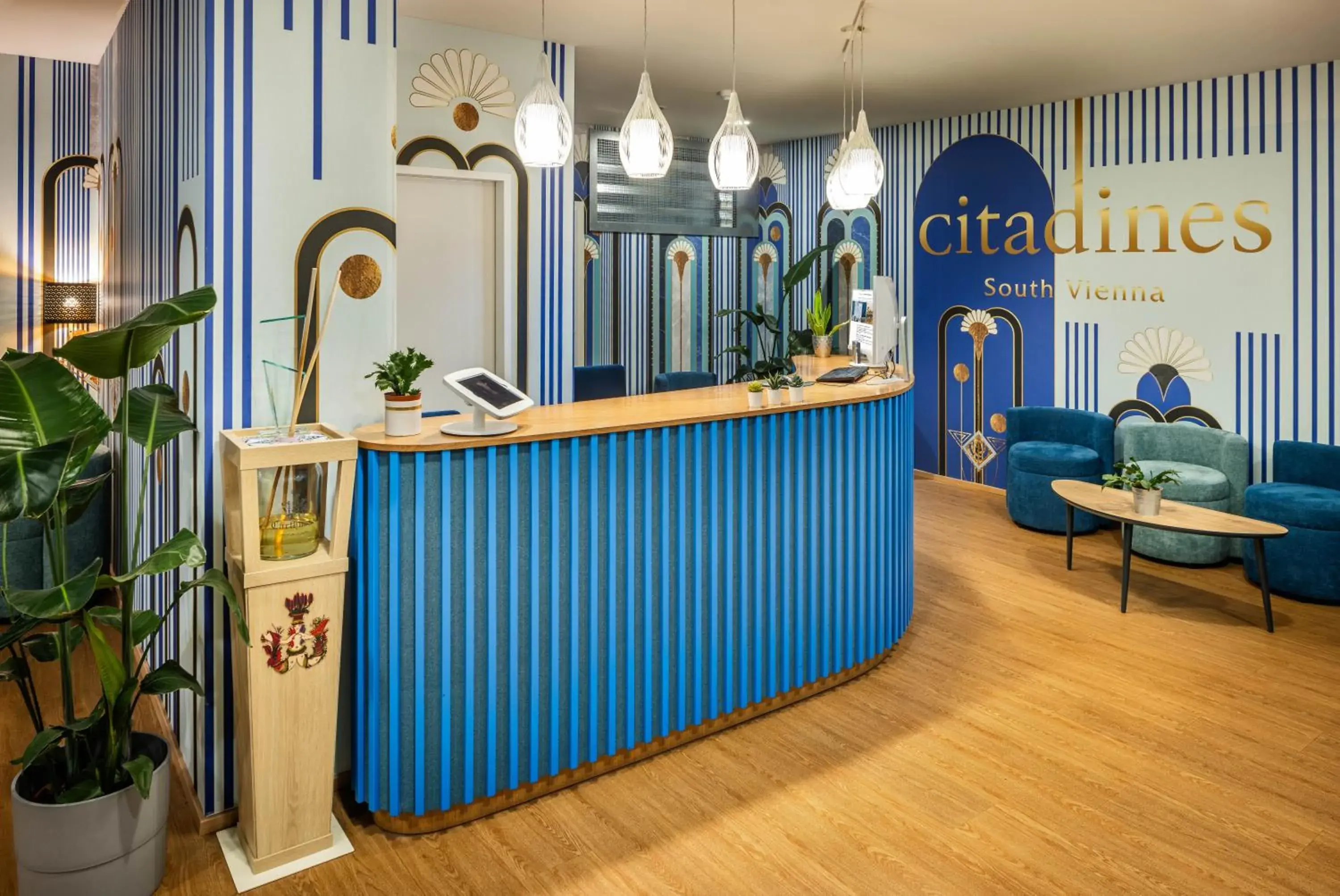 Lobby or reception in Citadines South Vienna Lobby or reception in Citadines South Vienna