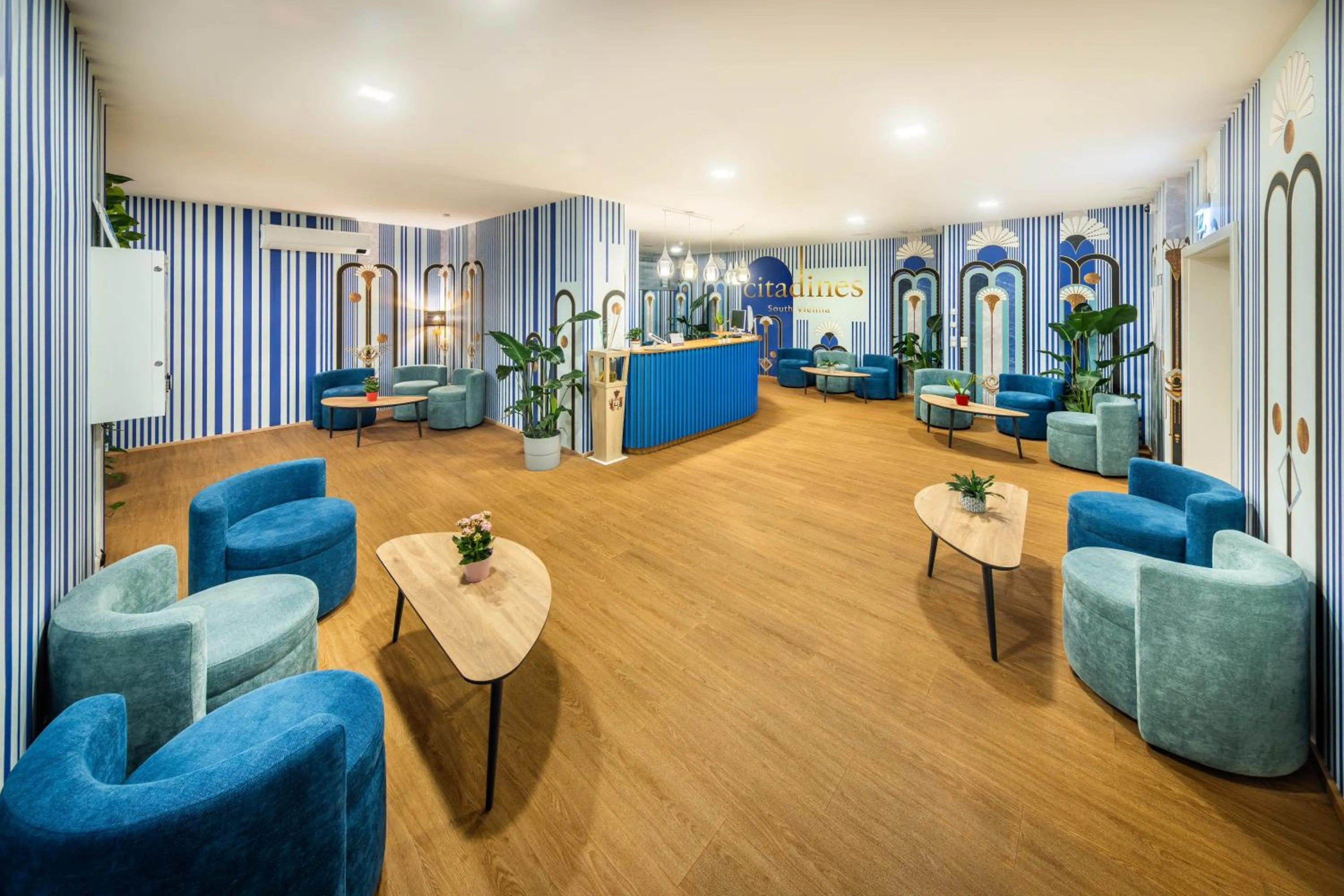 Lobby or reception in Citadines South Vienna