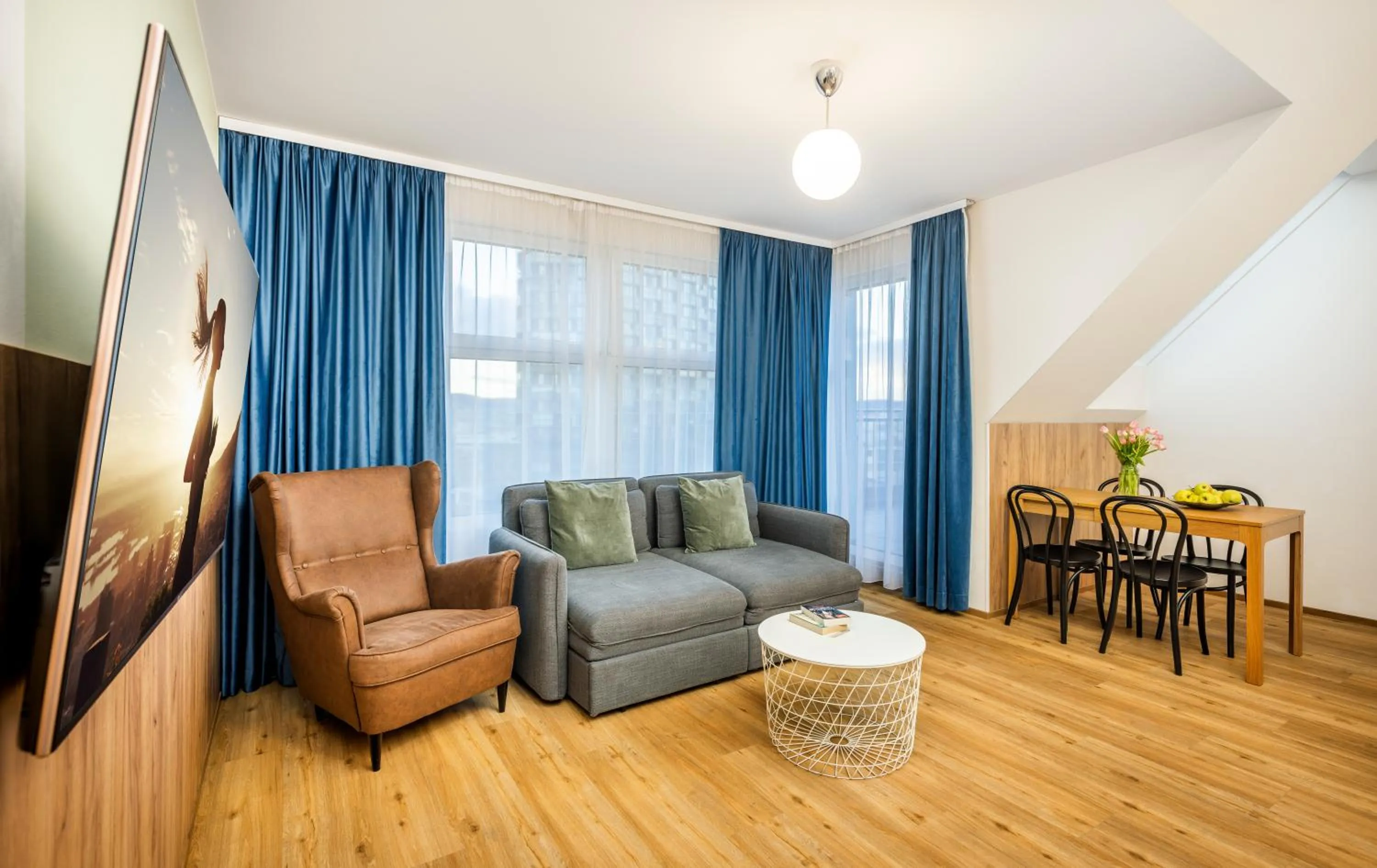 Living room in Citadines South Vienna