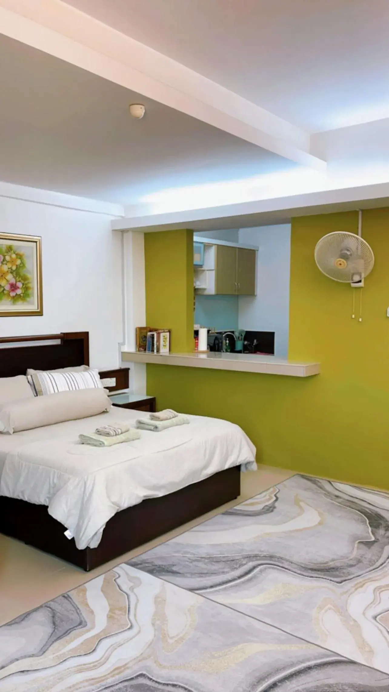 Bed in Wan Studiostay by Khalifa Suites Bed in Wan Studiostay by Khalifa Suites