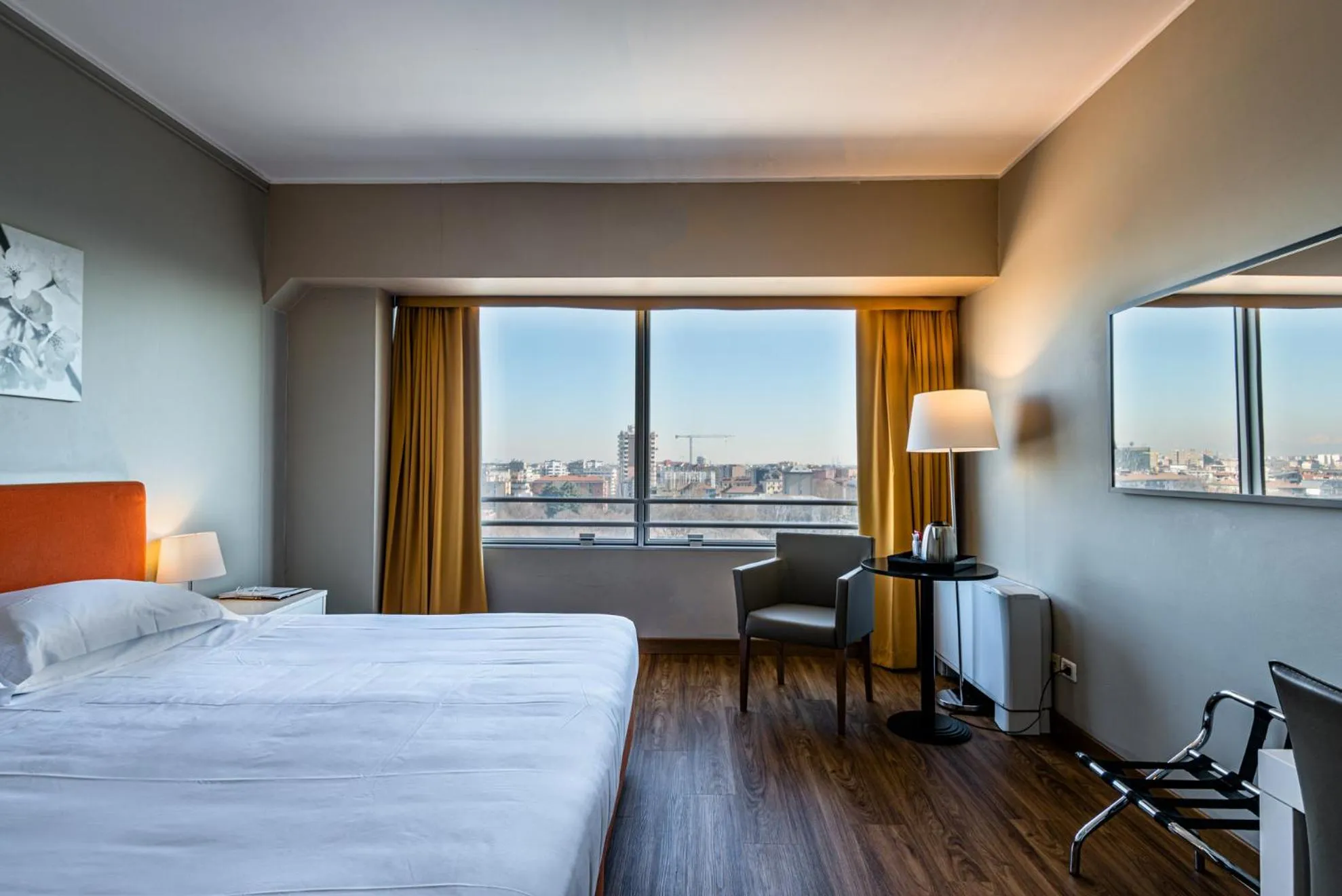 View (from property/room), Bed in Hotel Blaise & Francis